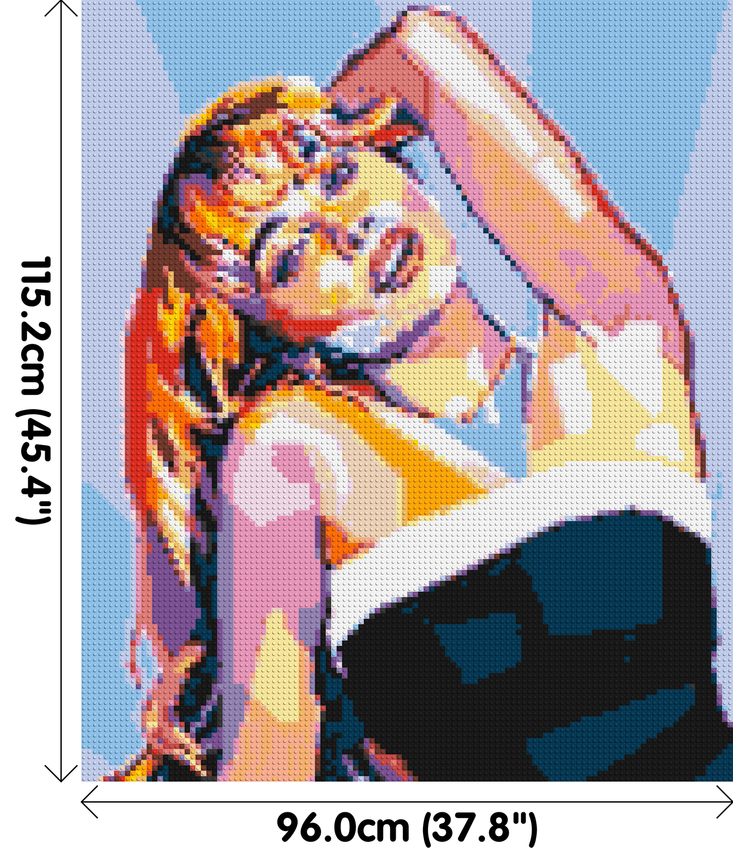 Sabrina Carpenter - Brick Art Mosaic Kit 5x6 large