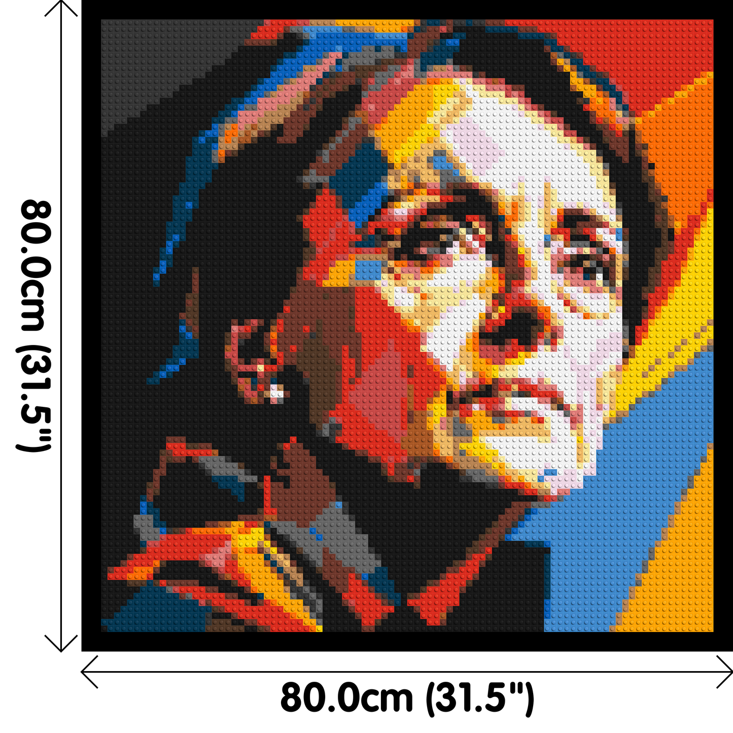 Georgia O'Keeffe - Brick Art Mosaic Kit 4x4 large