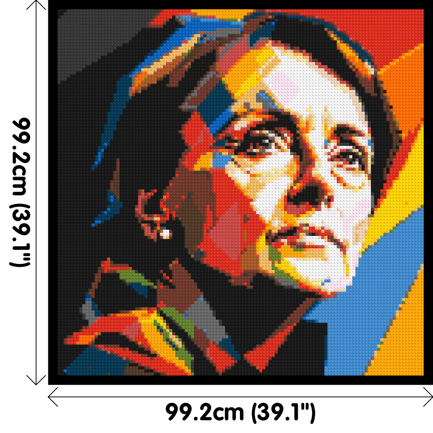 Georgia O'Keeffe - Brick Art Mosaic Kit 5x5 large