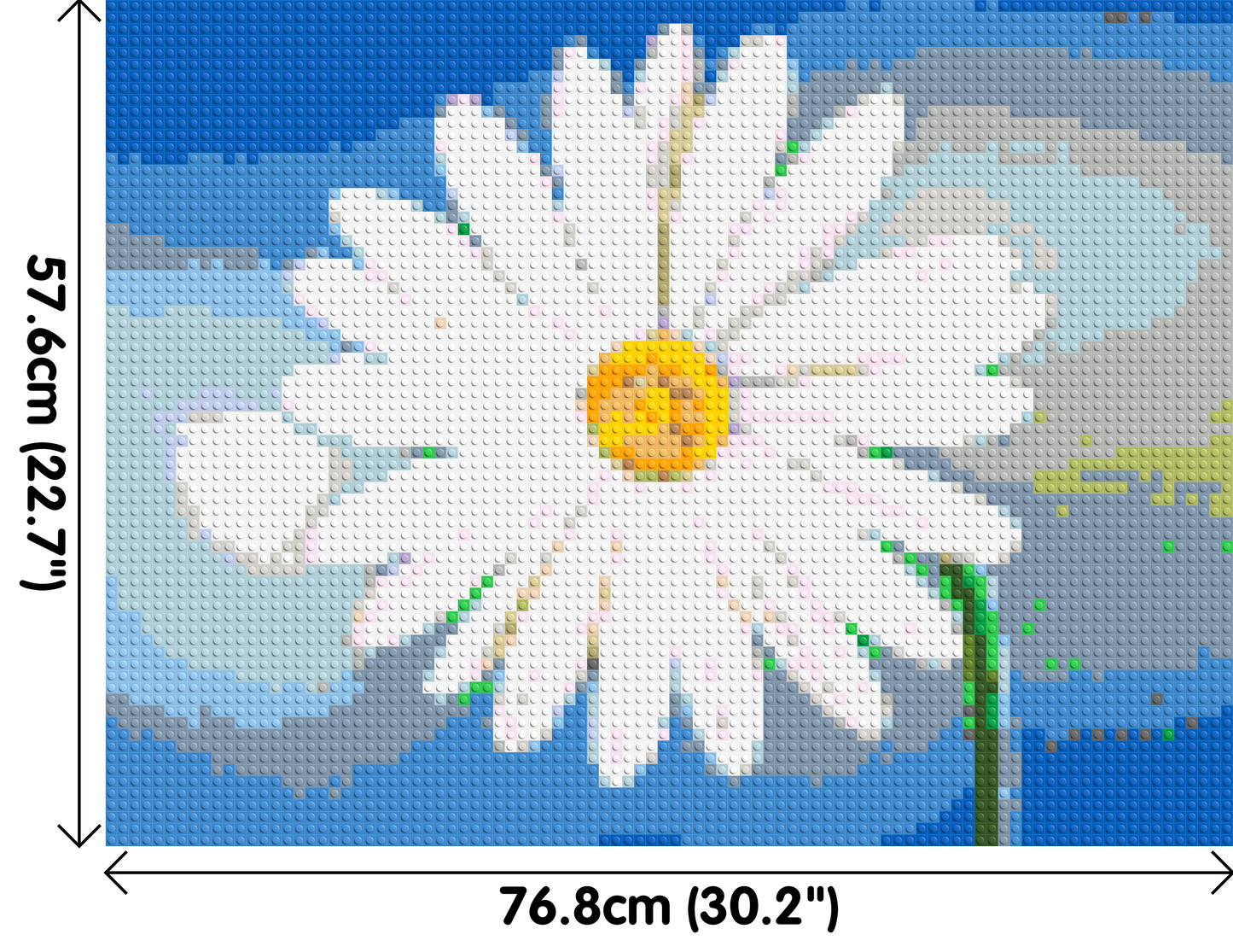 Margherite - Brick Art Mosaic Kit 4x3 large