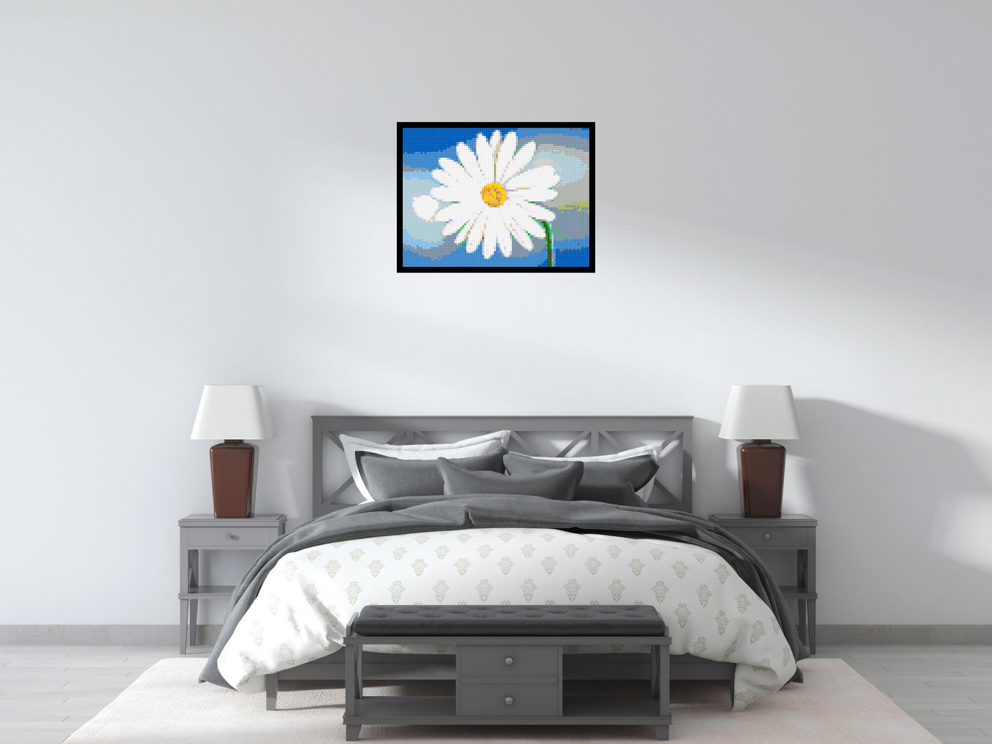 Margherite - Brick Art Mosaic Kit 4x3 large