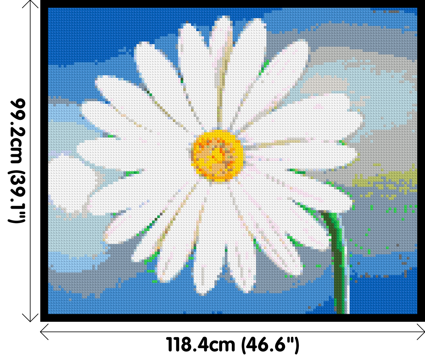 Margherite - Brick Art Mosaic Kit 6x5 large