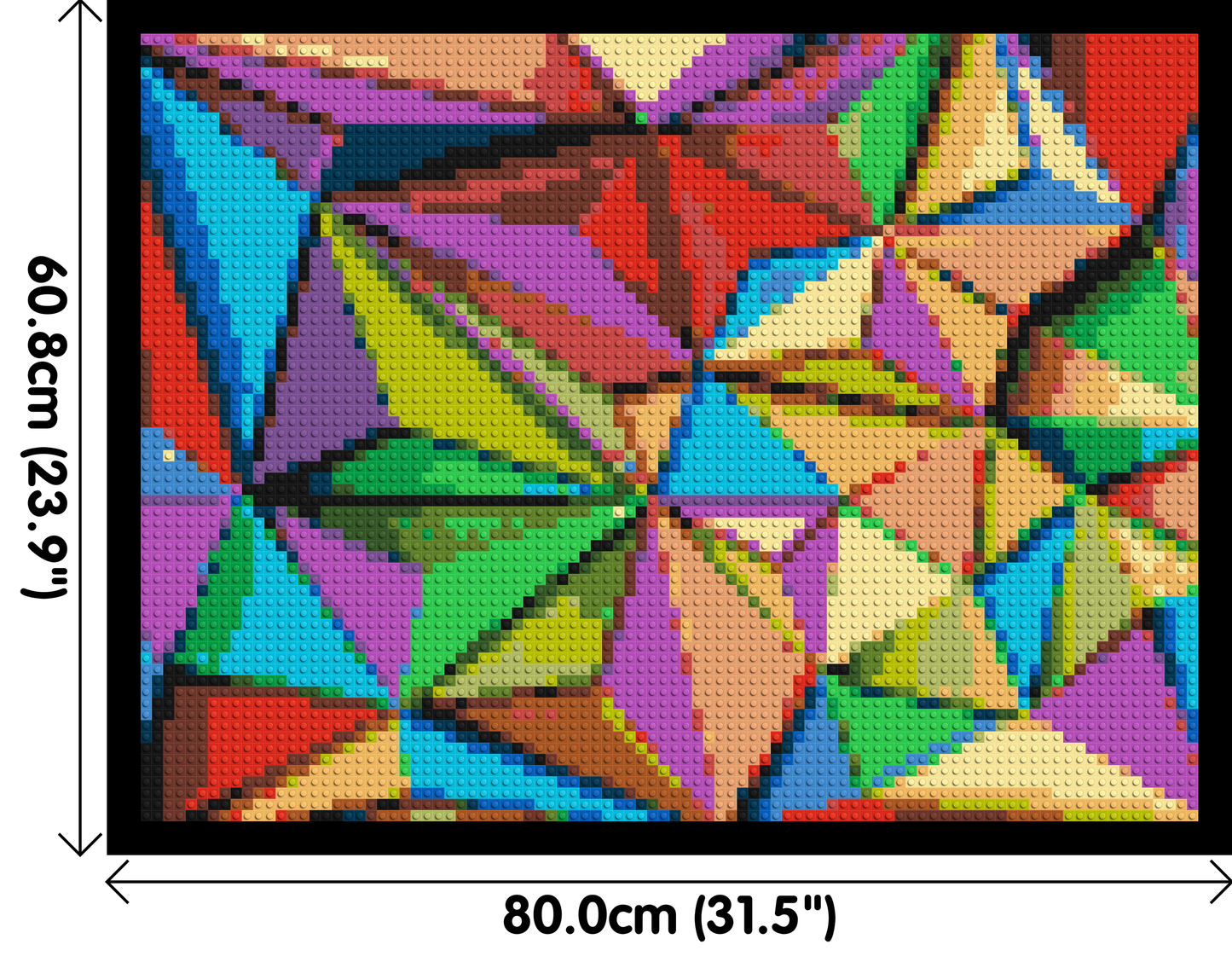 Abstract Pattern #9 - Brick Art Mosaic Kit 4x3 large