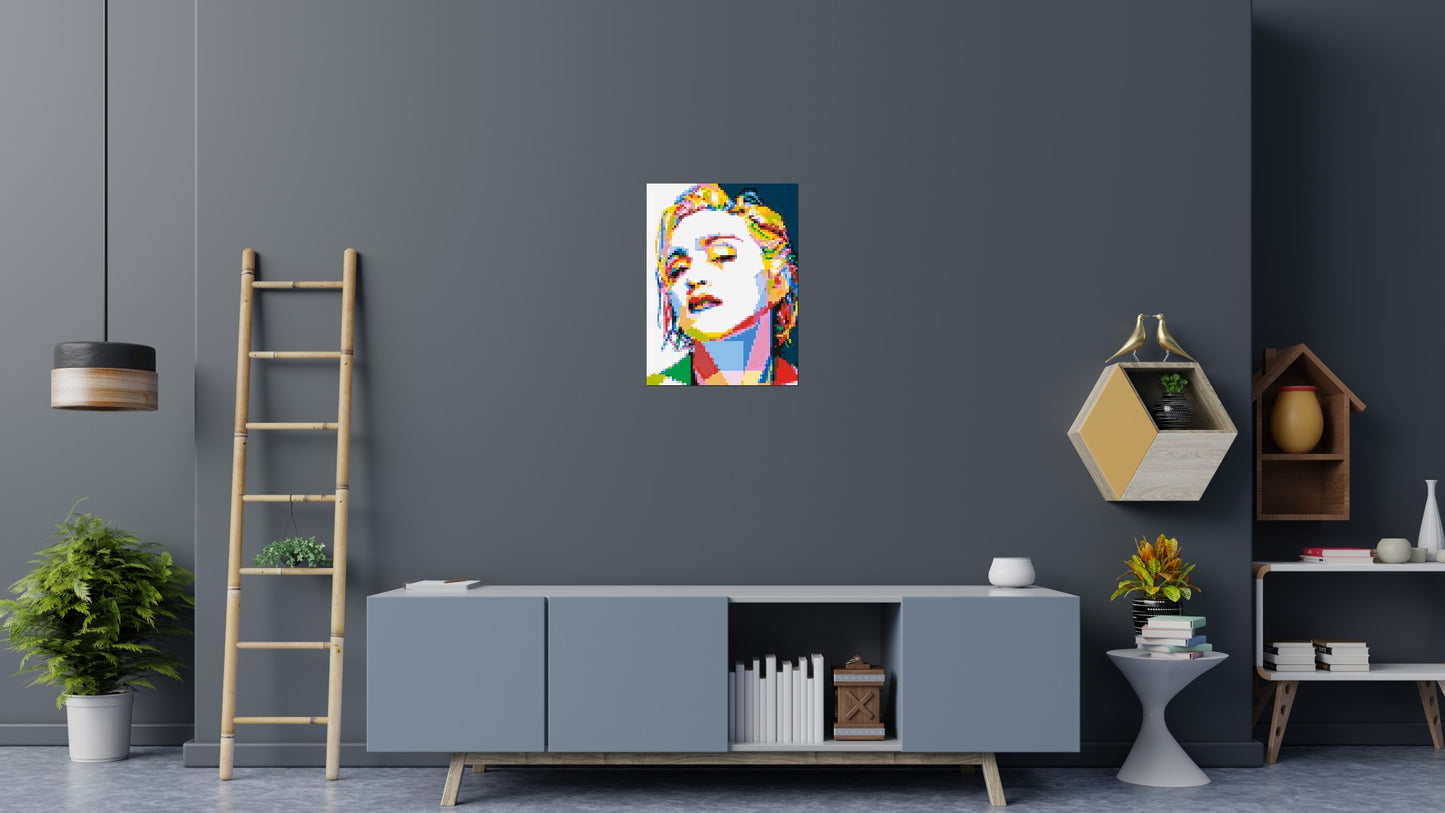 Madonna - Brick Art Mosaic Kit 3x4 large