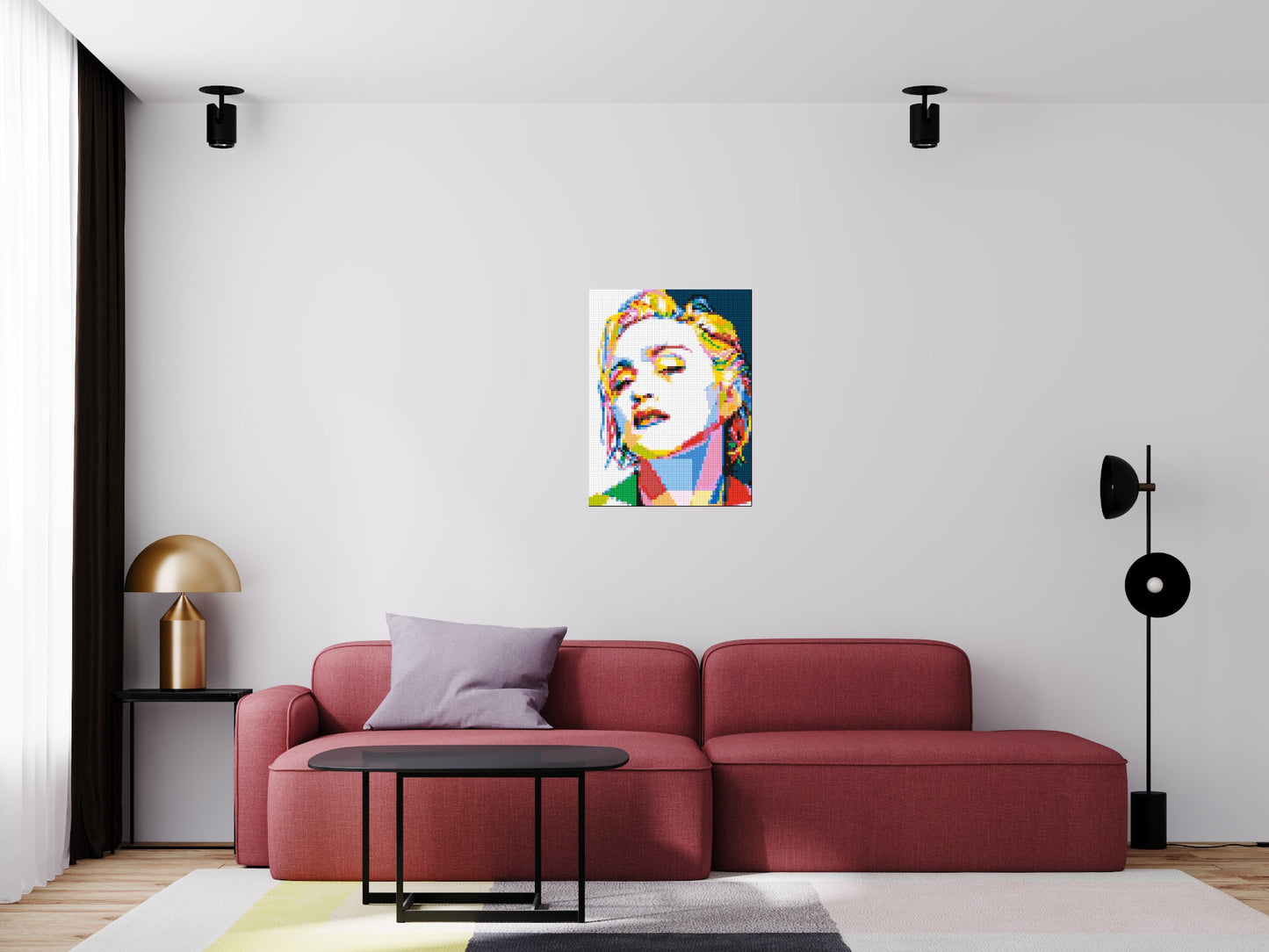 Madonna - Brick Art Mosaic Kit 3x4 large