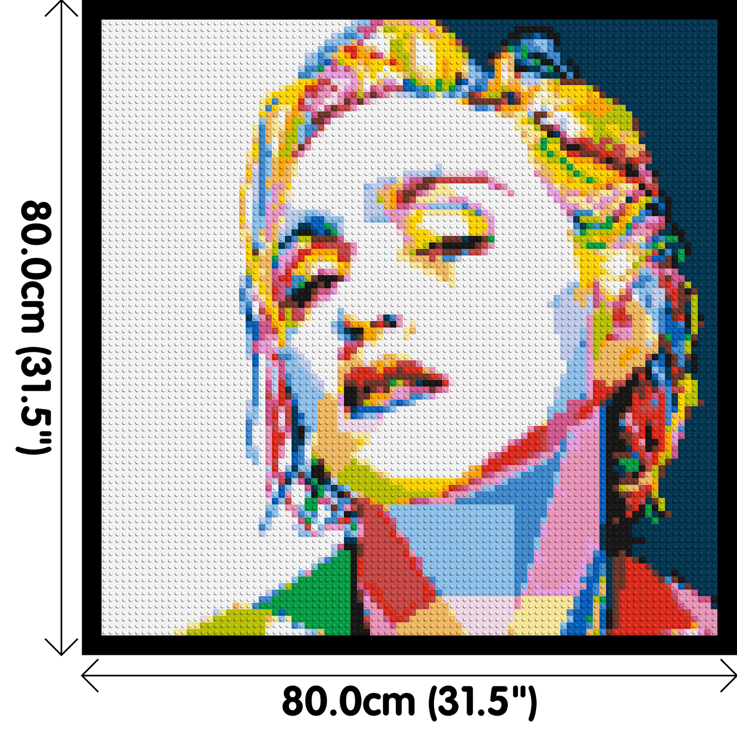 Madonna - Brick Art Mosaic Kit 4x4 large