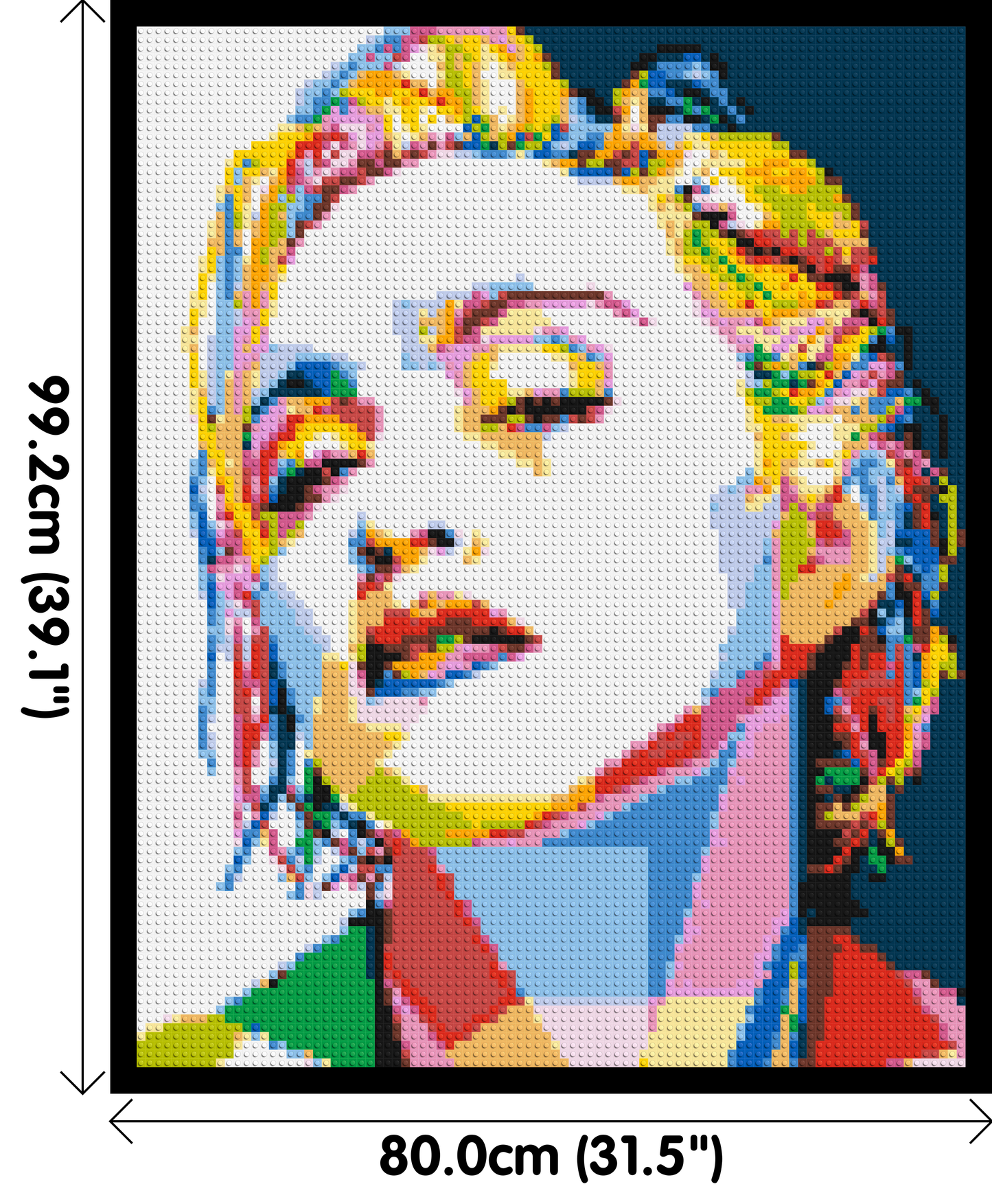 Madonna - Brick Art Mosaic Kit 4x5 large