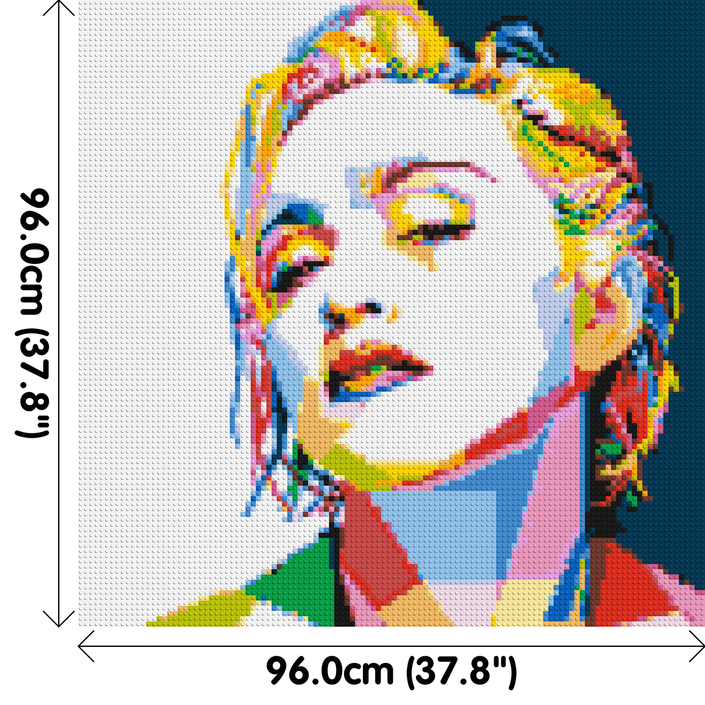 Madonna - Brick Art Mosaic Kit 5x5 large