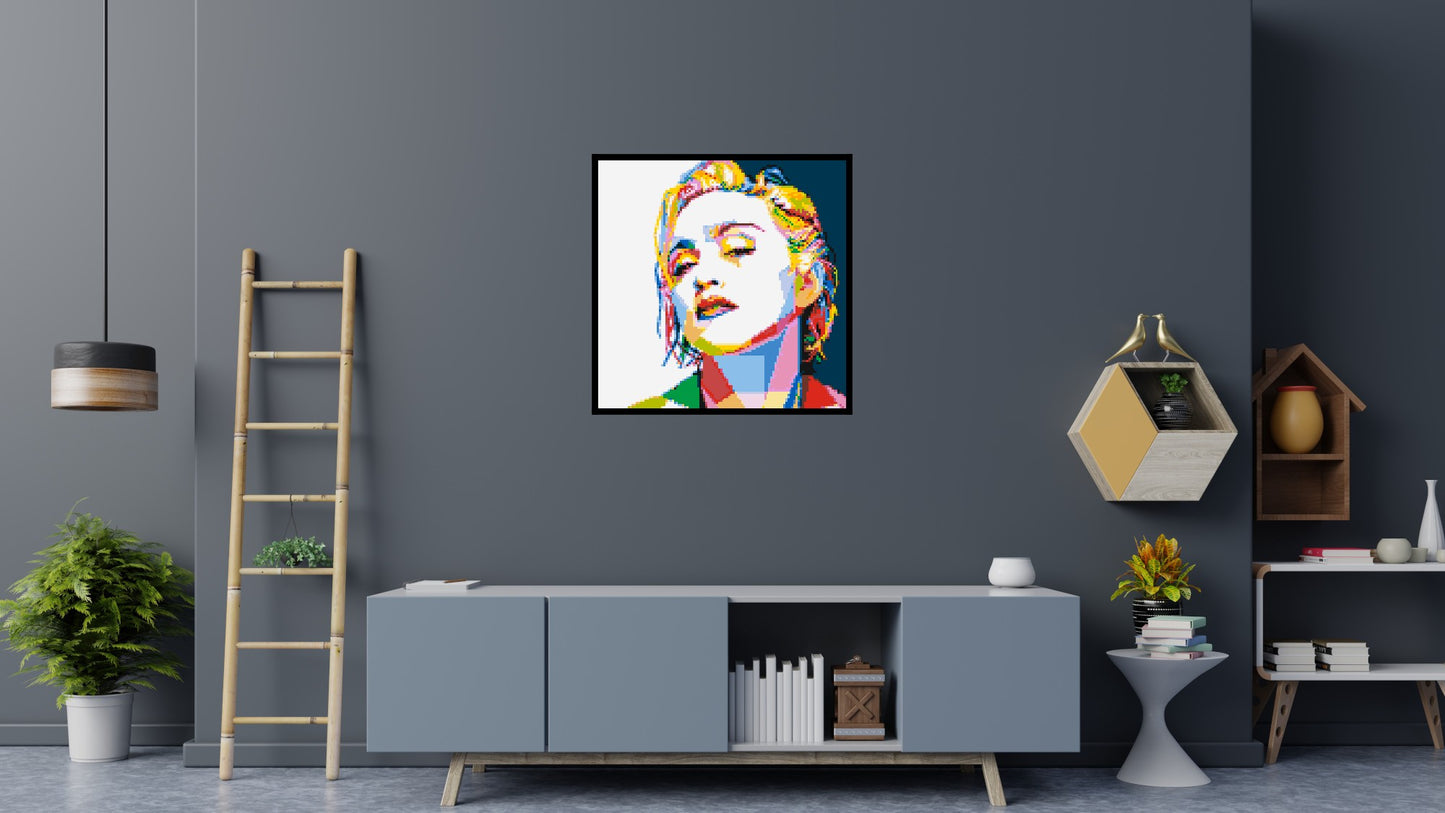 Madonna - Brick Art Mosaic Kit 5x5 large