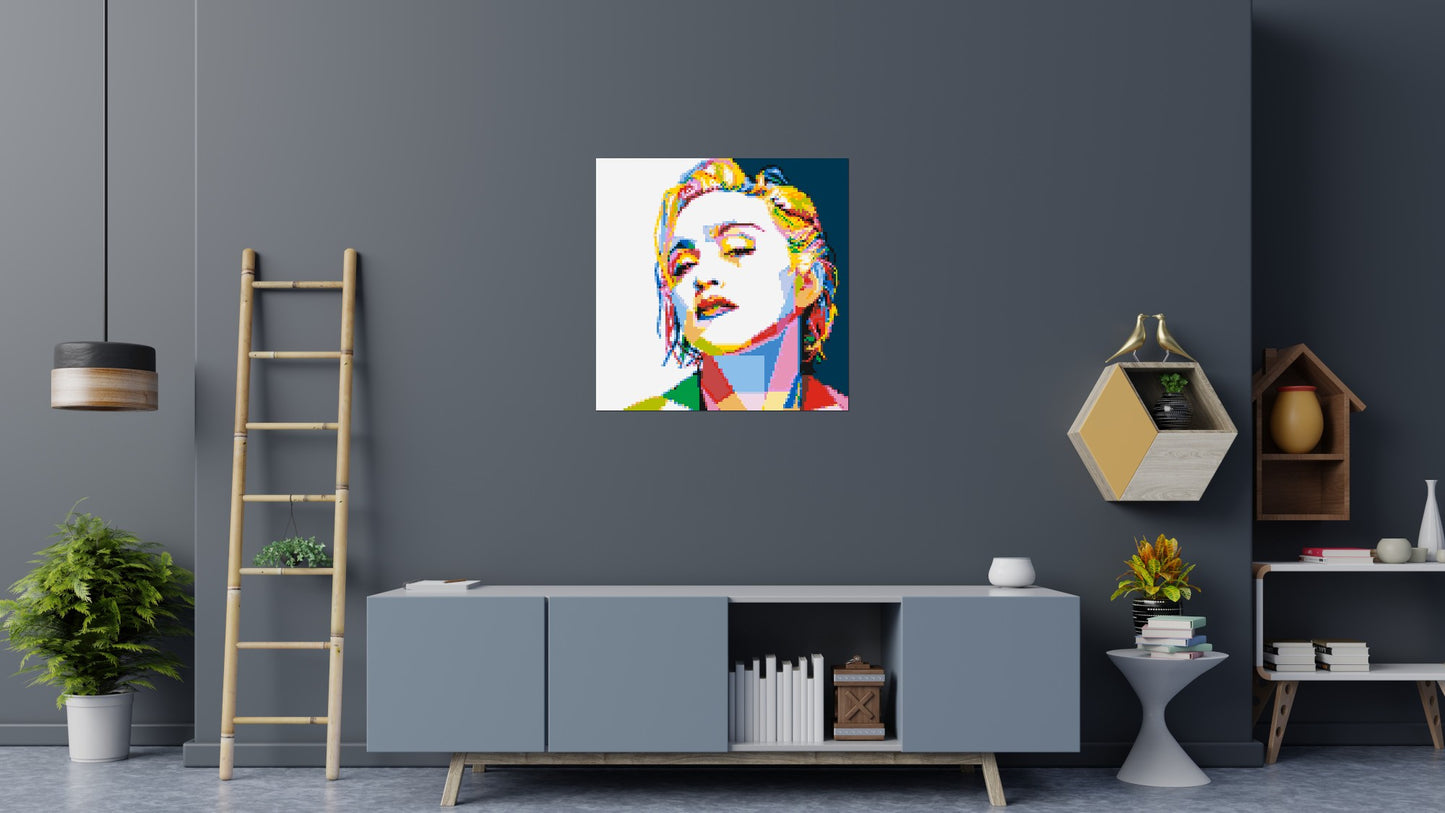 Madonna - Brick Art Mosaic Kit 5x5 large