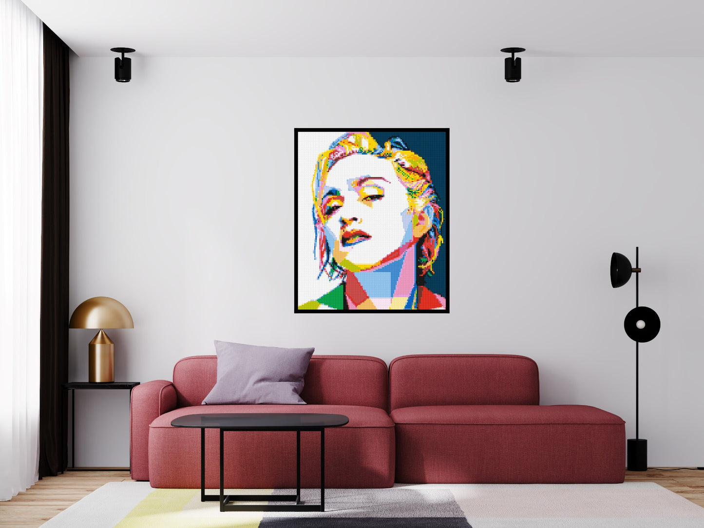 Madonna - Brick Art Mosaic Kit 5x6 large