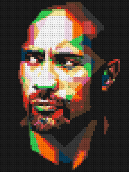 The Rock - Brick Art Mosaic Kit 3x4 large