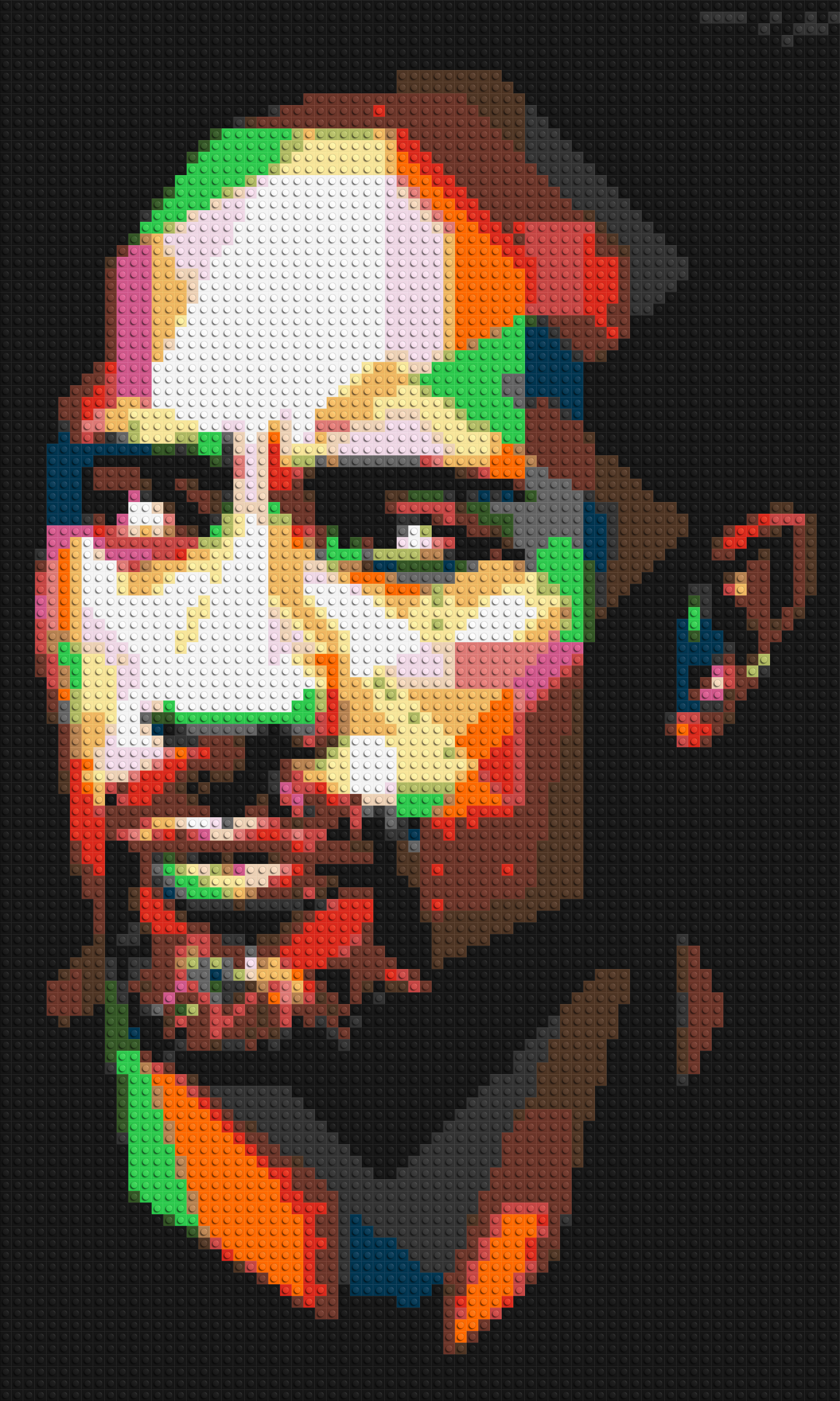 The Rock - Brick Art Mosaic Kit 3x5 large