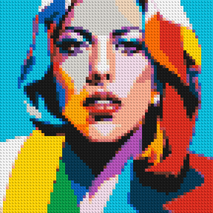 Lady Gaga - Brick Art Mosaic Kit 3x3 large