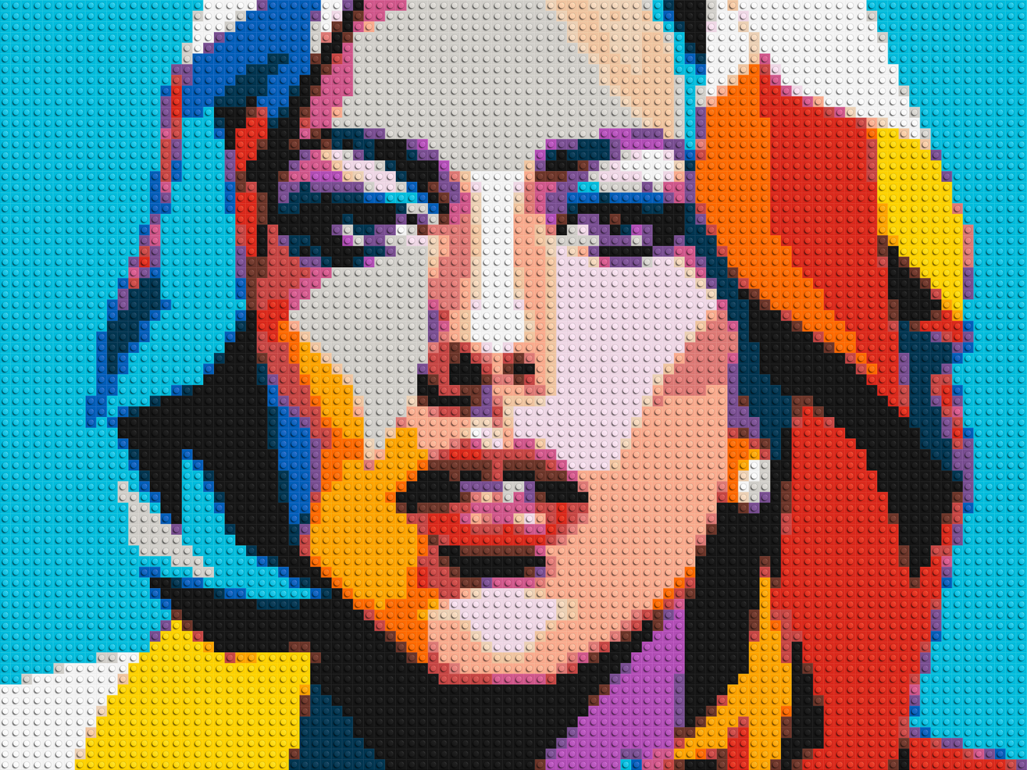 Lady Gaga - Brick Art Mosaic Kit 4x3 large