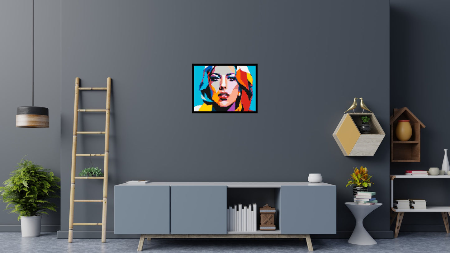 Lady Gaga - Brick Art Mosaic Kit 4x3 large