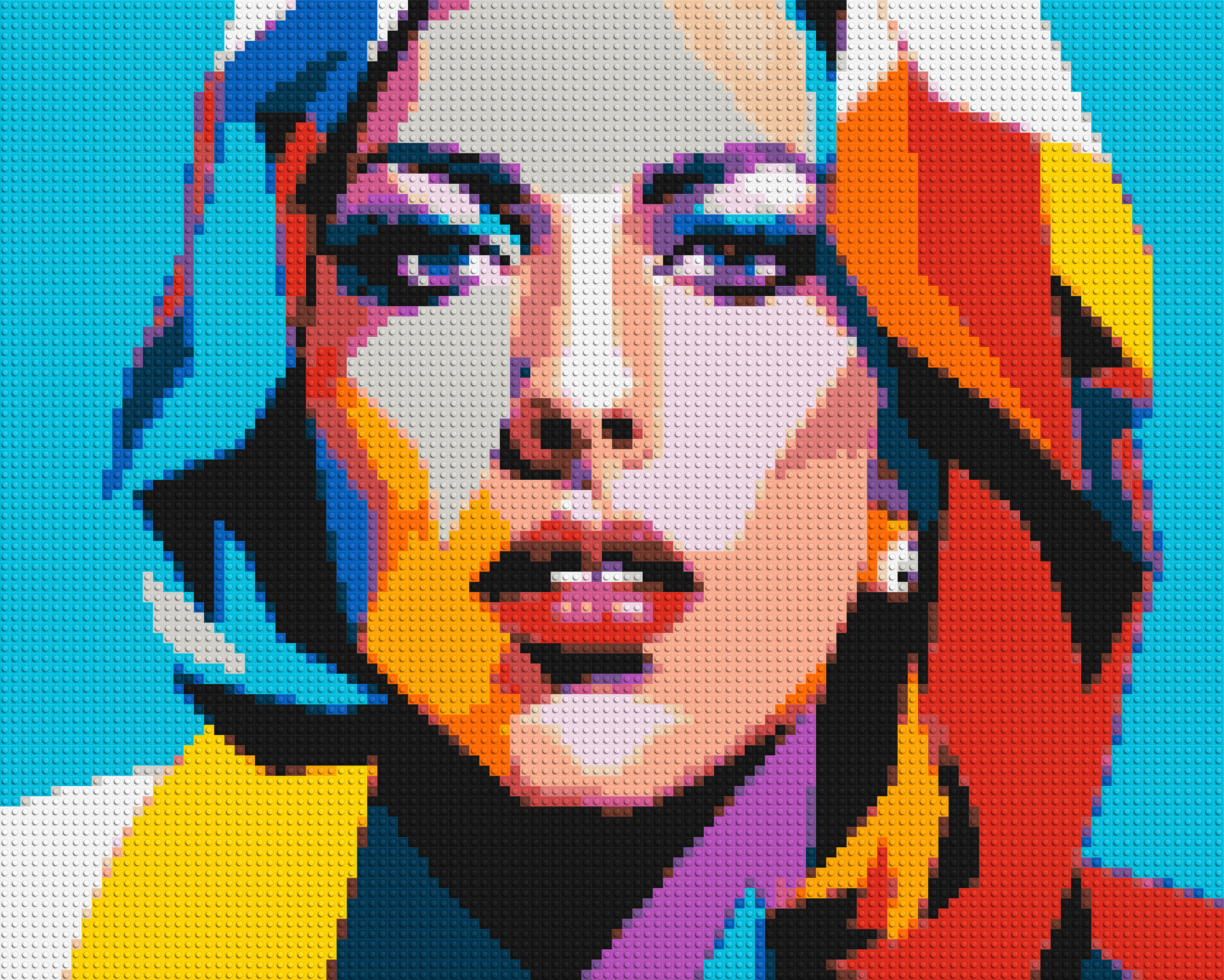 Lady Gaga - Brick Art Mosaic Kit 5x4 large