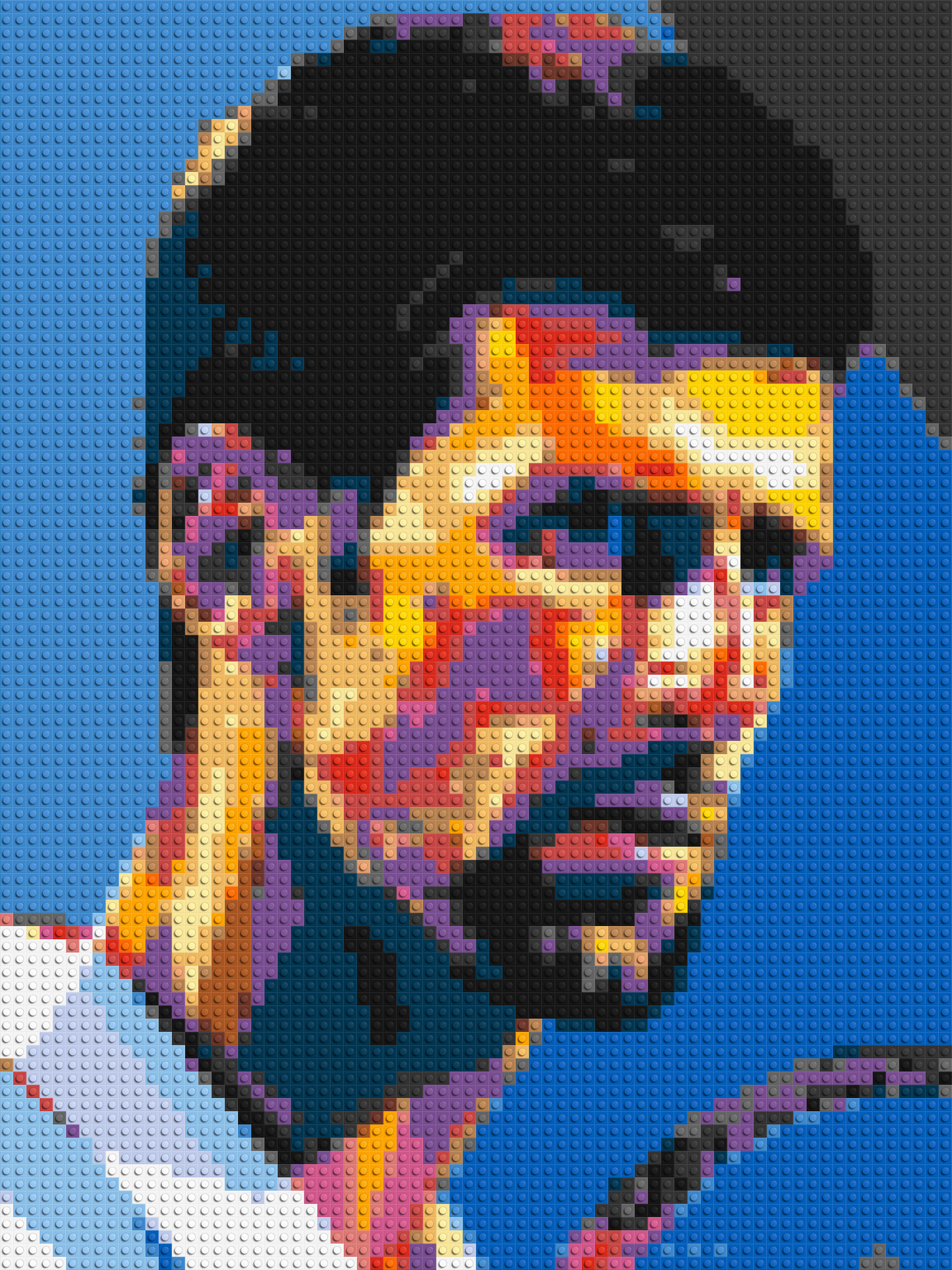 Novak Djokovic - Brick Art Mosaic Kit 3x4 large