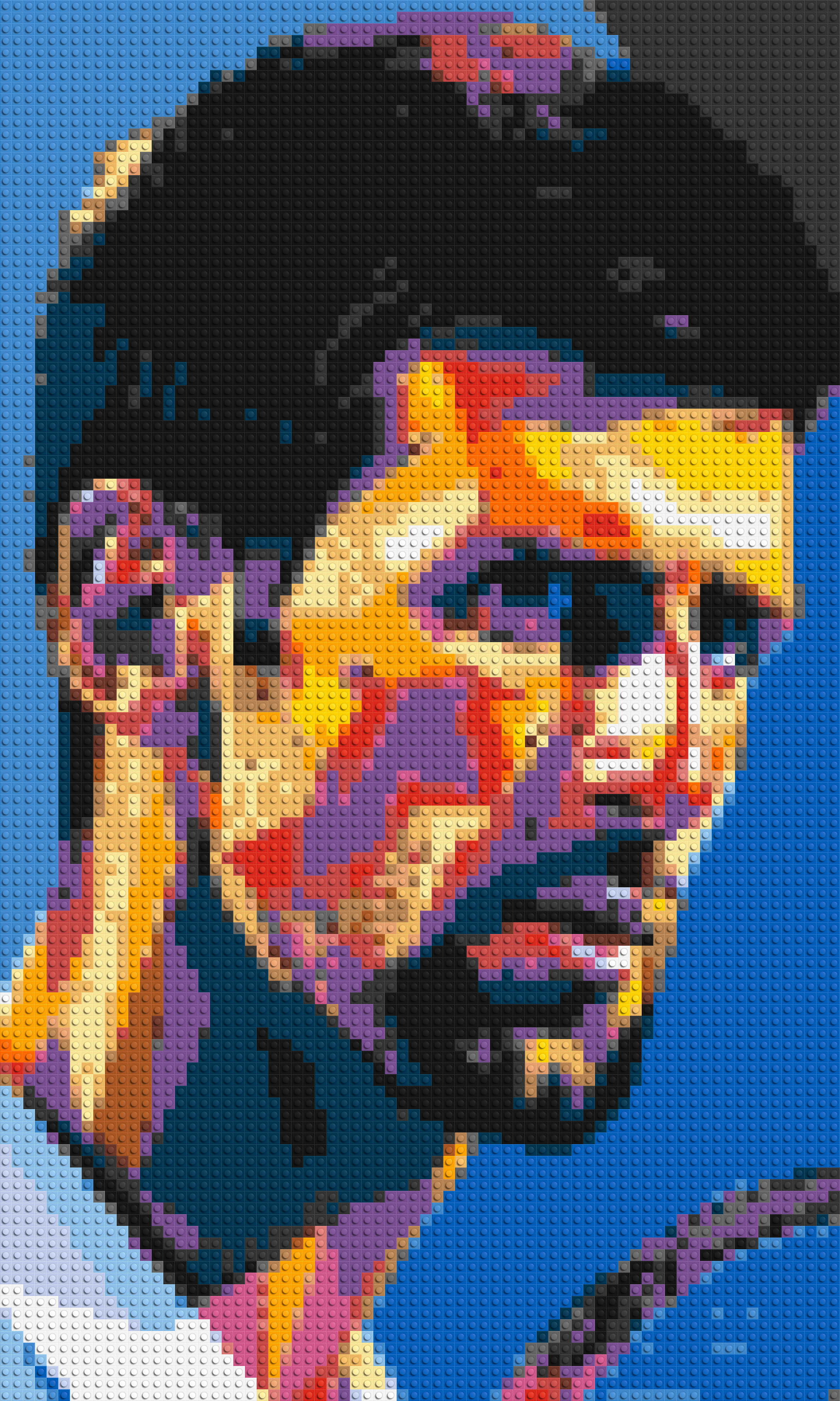 Novak Djokovic - Brick Art Mosaic Kit 3x5 large