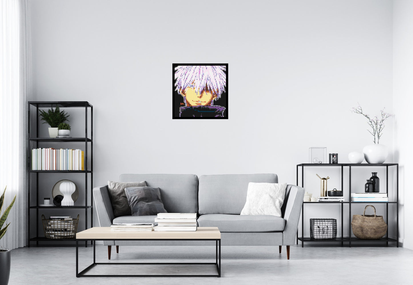 Satoru Gojo - Brick Art Mosaic Kit 3x3 large