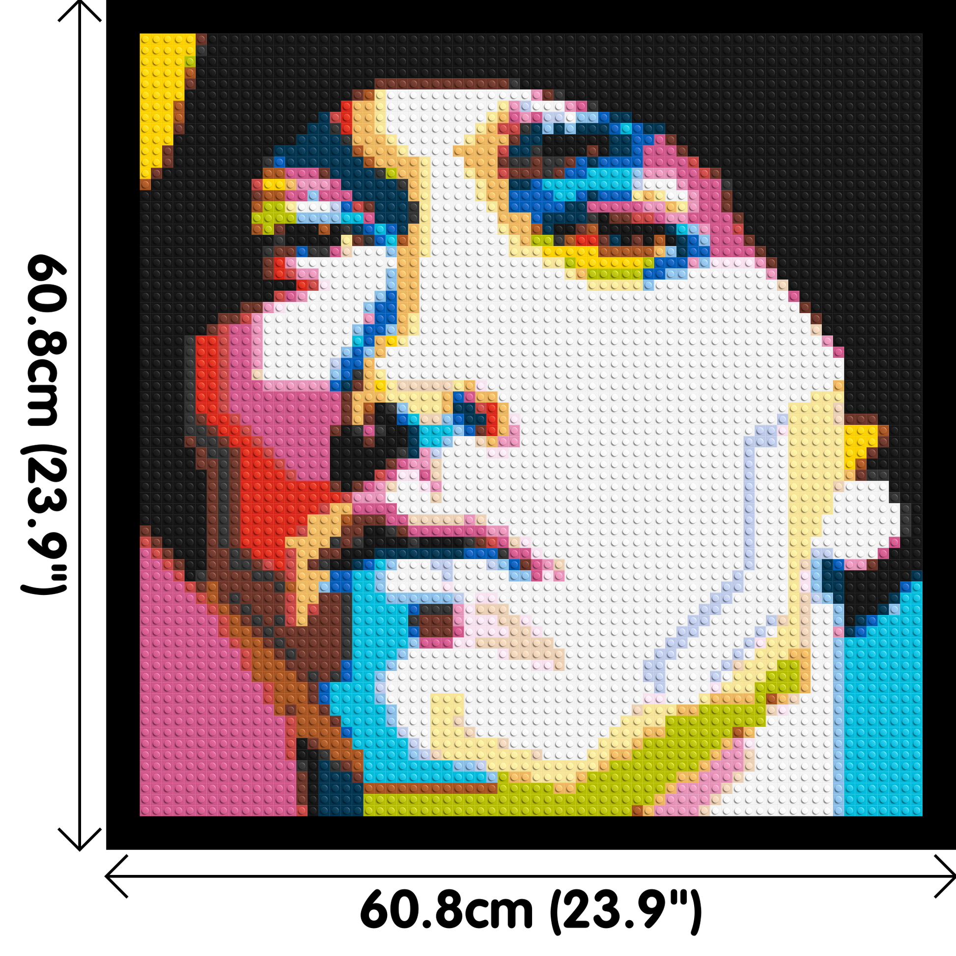 Eminem - Brick Art Mosaic Kit 3x3 dimensions with frame