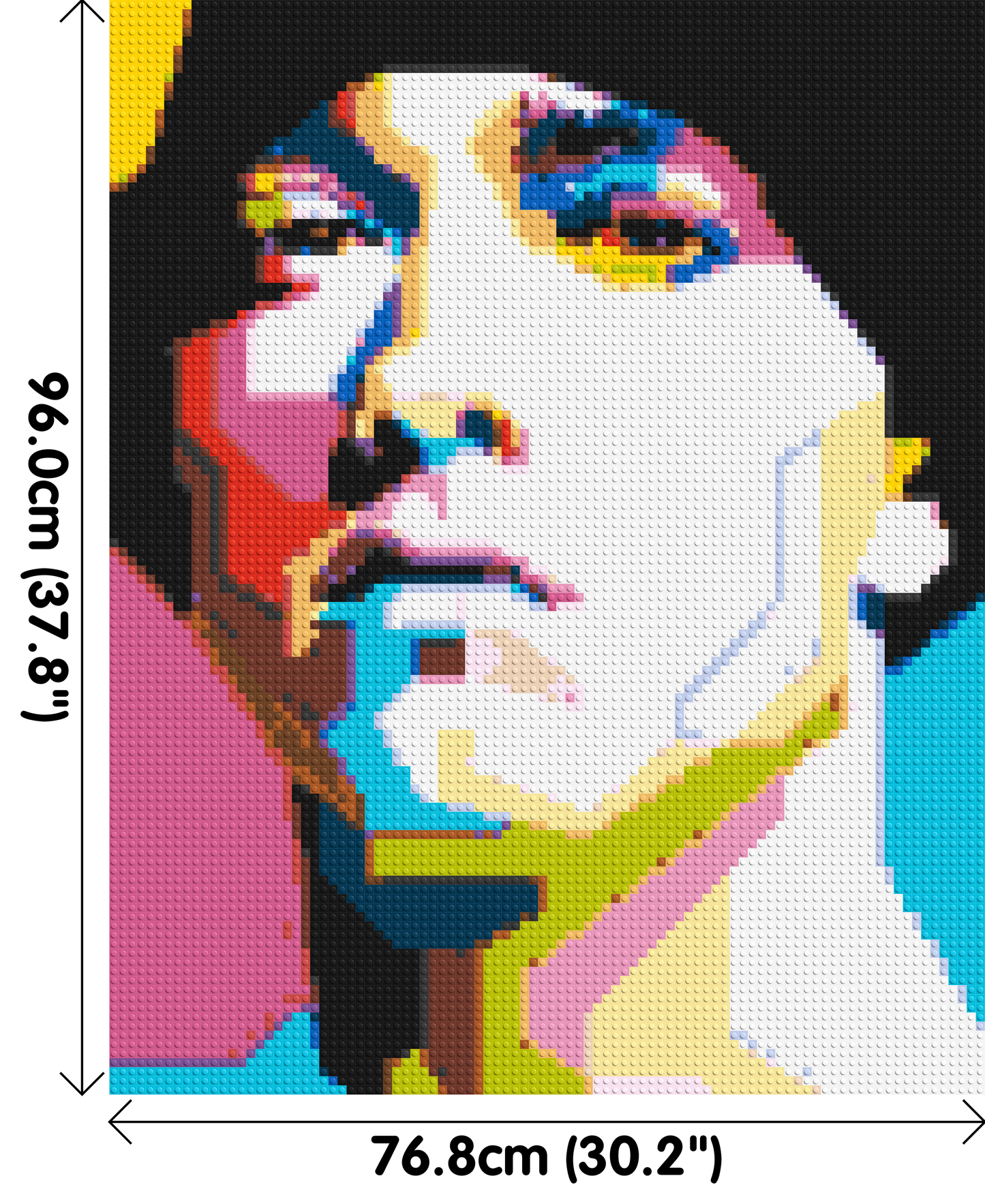 Eminem - Brick Art Mosaic Kit 4x5 large