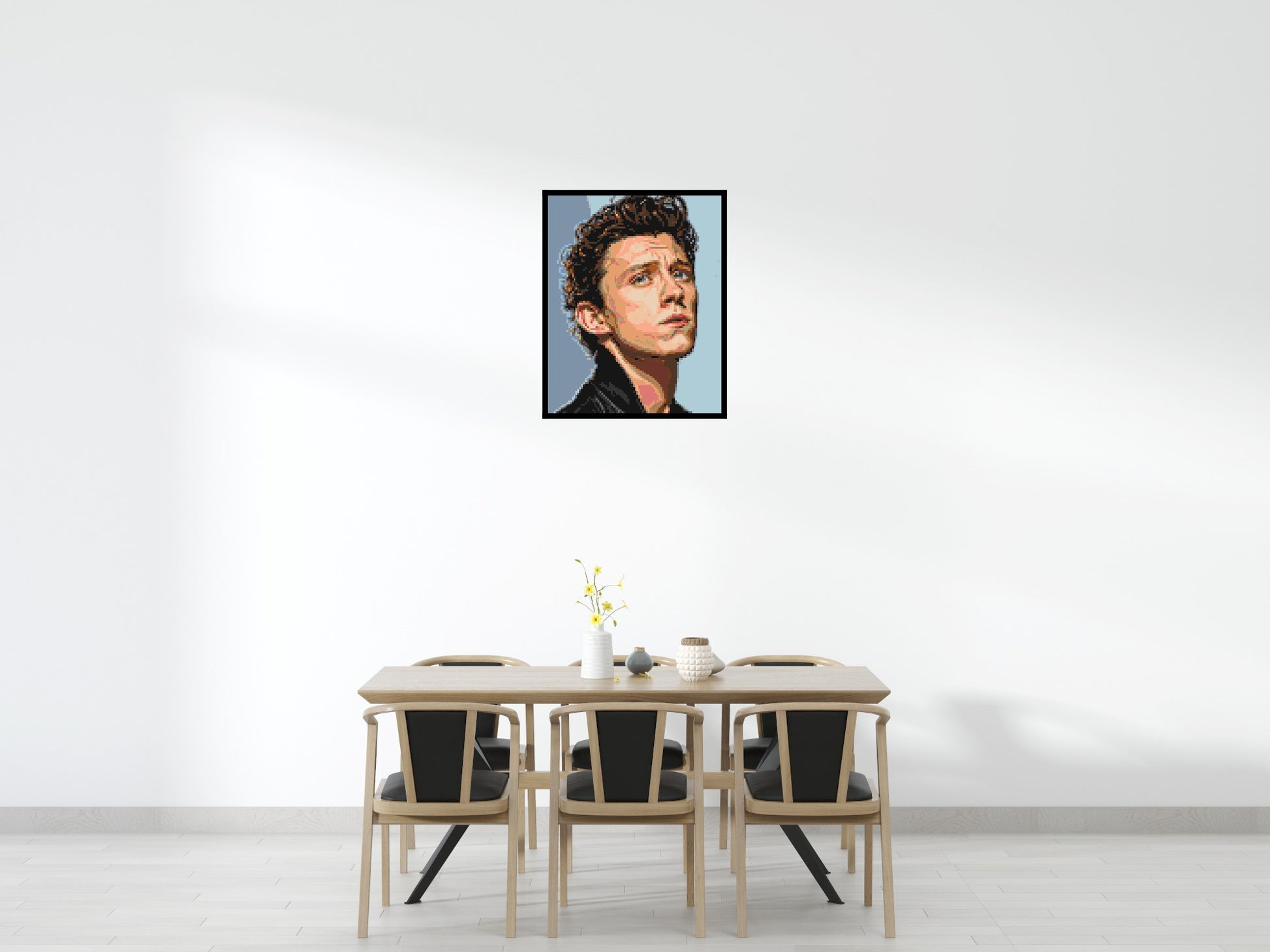 Tom Holland - Brick Art Mosaic Kit 4x5 scene with frame