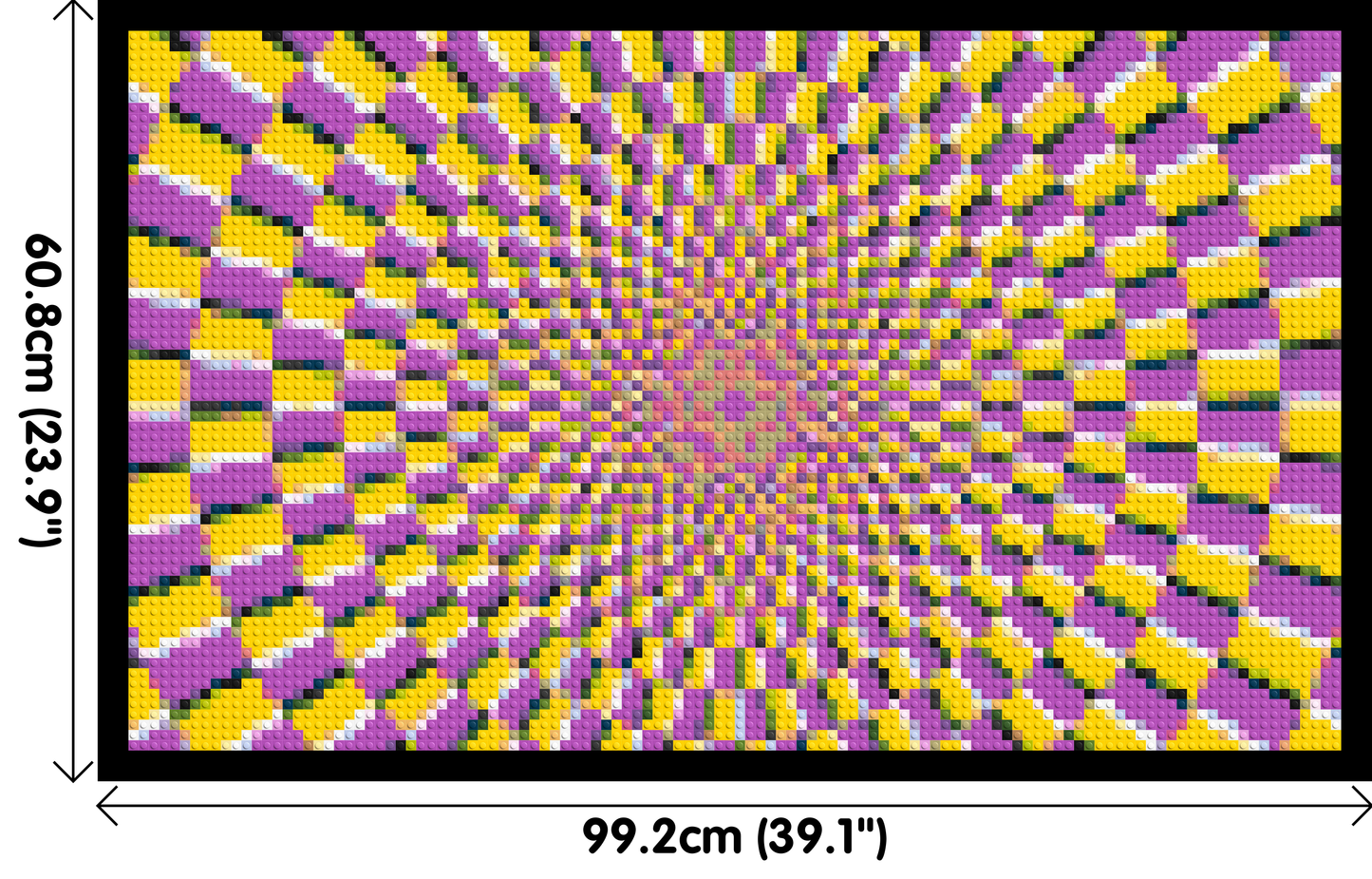 Abstract Pattern #5 - Brick Art Mosaic Kit 5x3 large