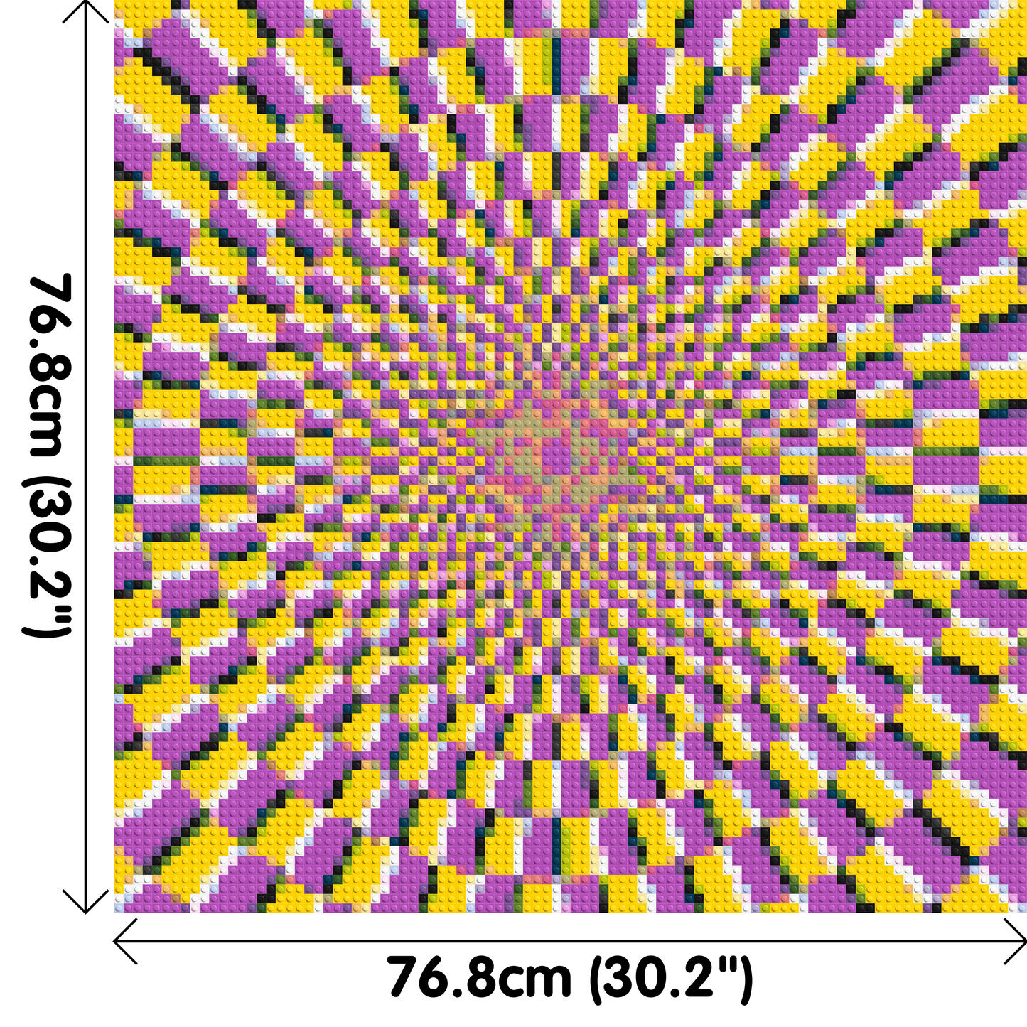 Abstract Pattern #5 - Brick Art Mosaic Kit 4x4 large