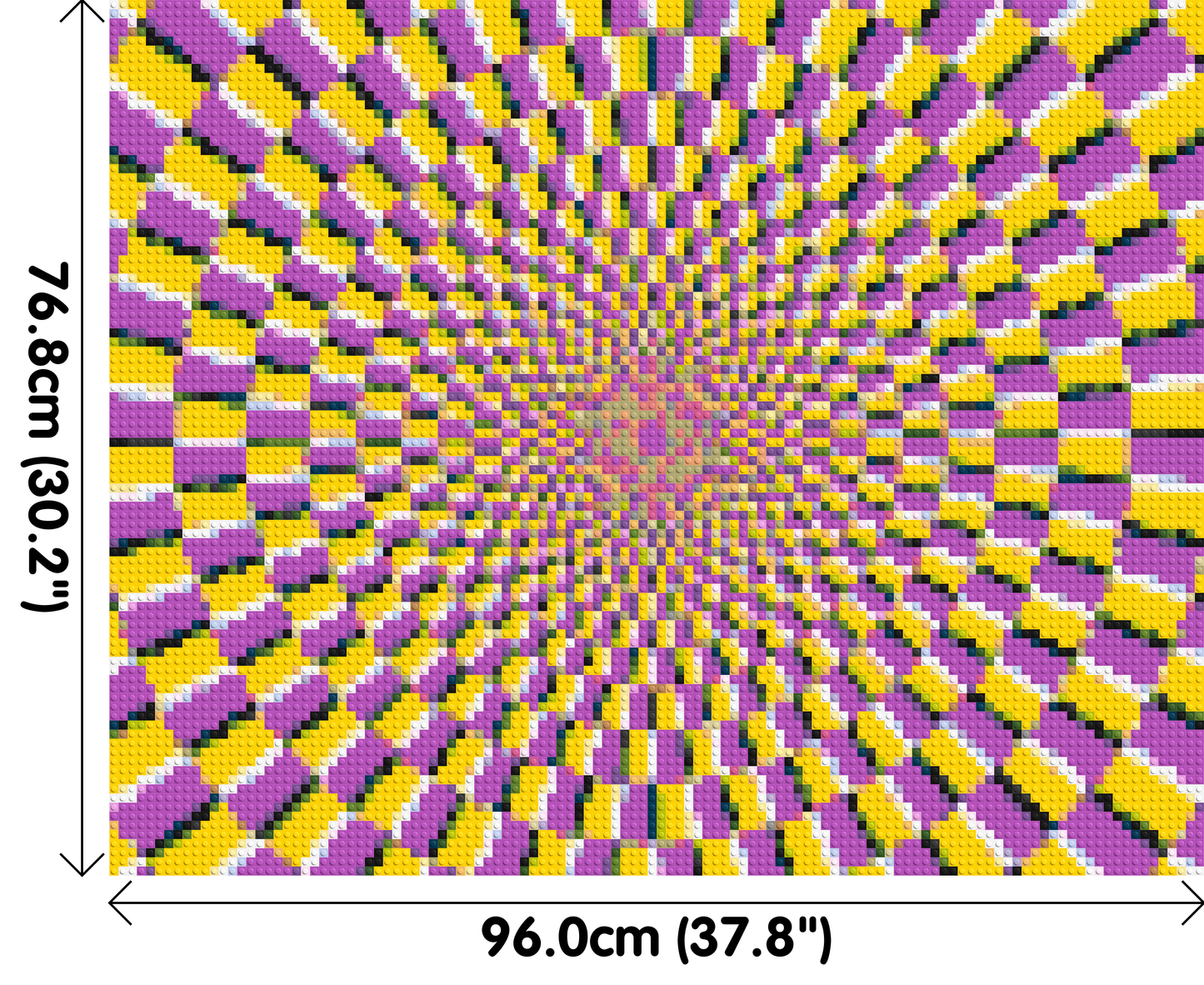 Abstract Pattern #5 - Brick Art Mosaic Kit 5x4 large