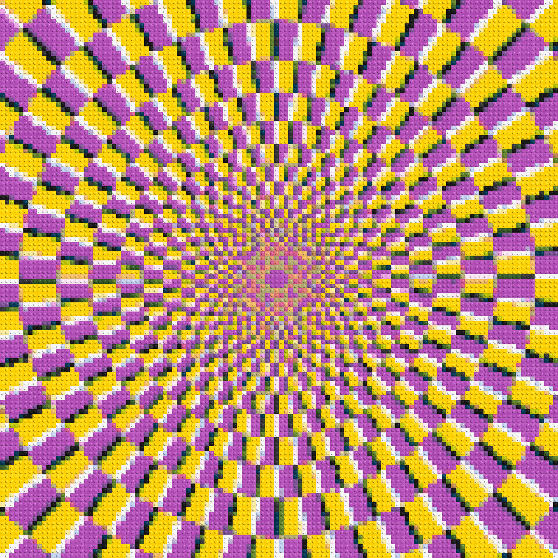 Abstract Pattern #5 - Brick Art Mosaic Kit 5x5 large