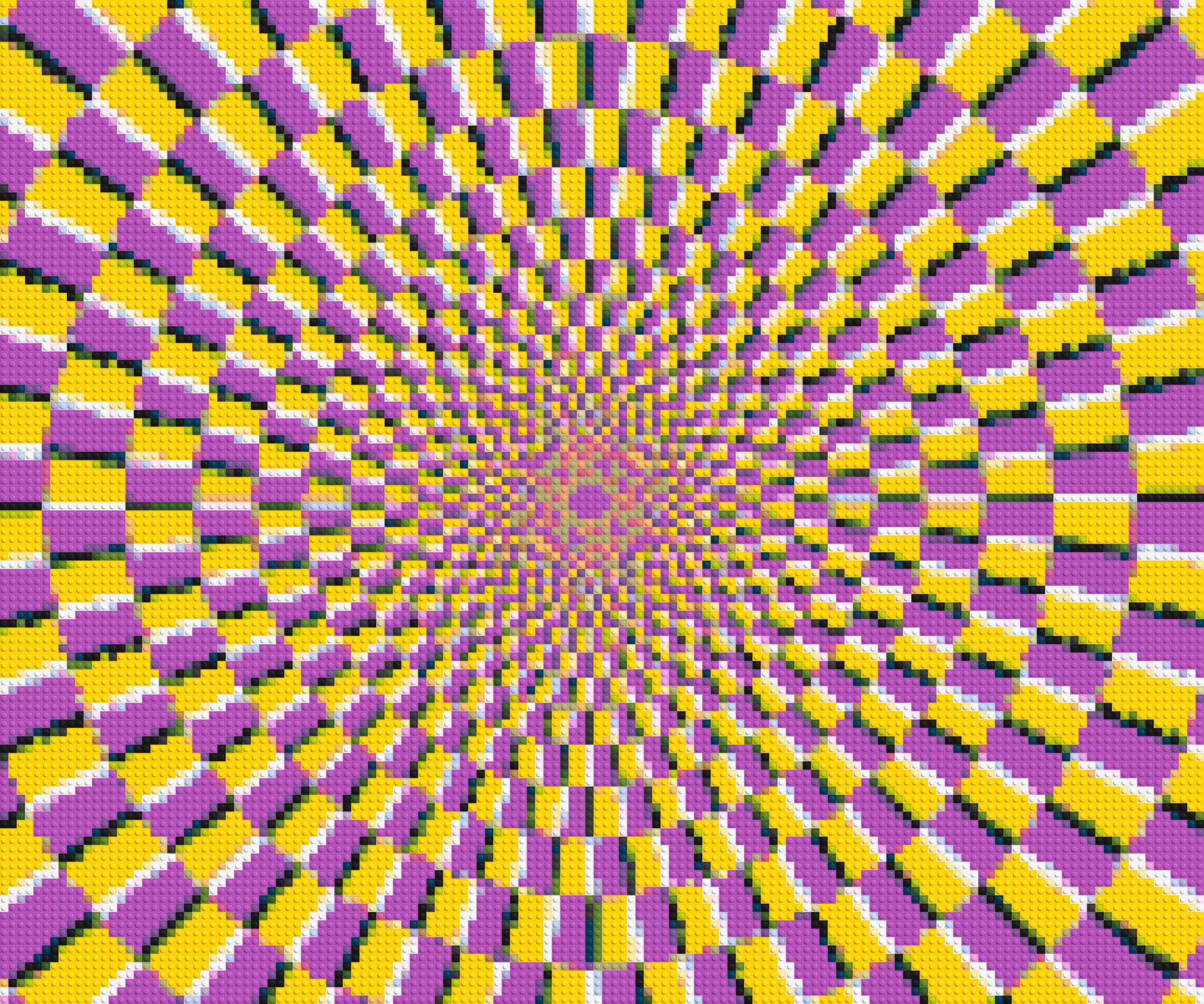 Abstract Pattern #5 - Brick Art Mosaic Kit 6x5 large