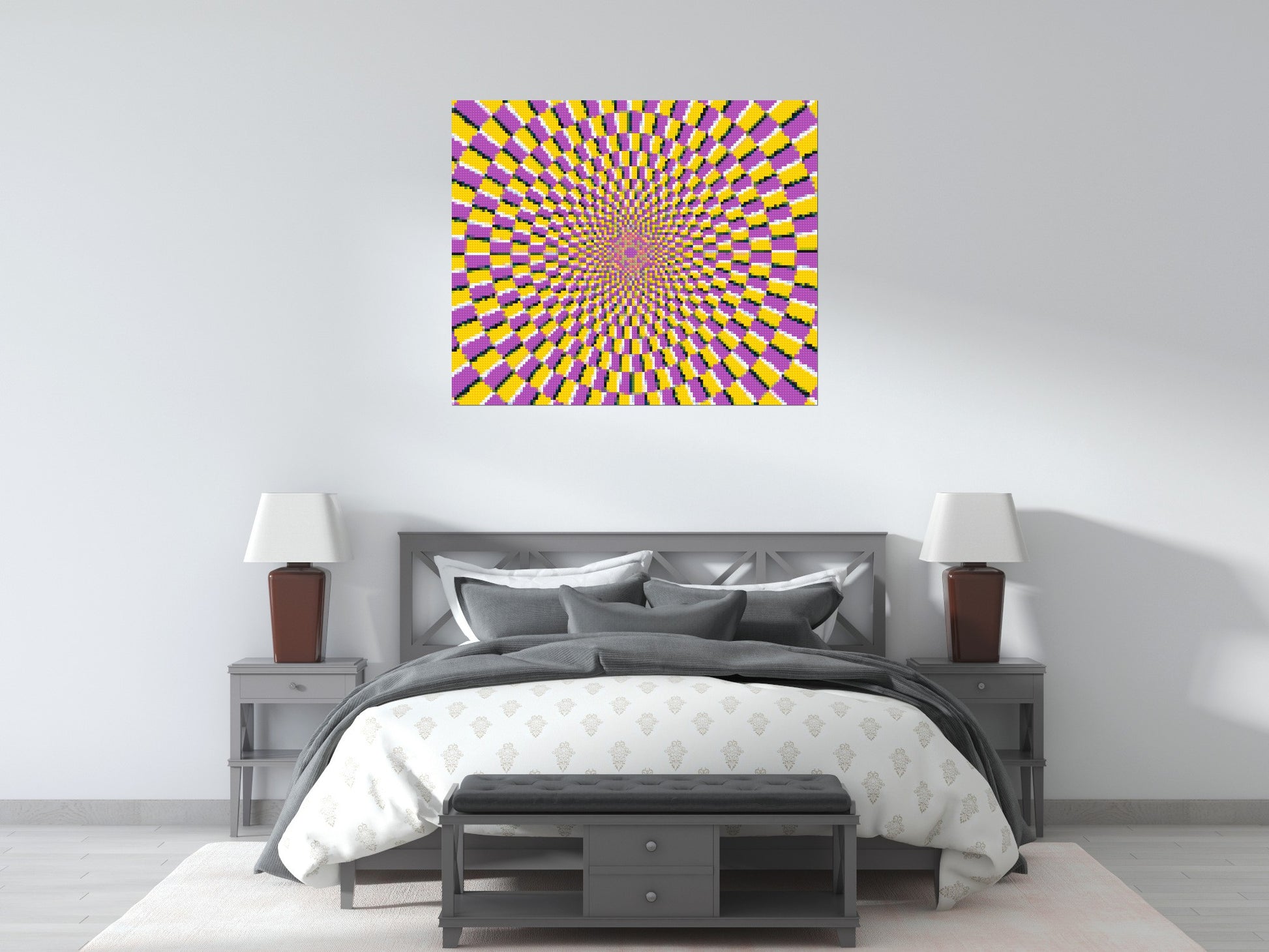 Abstract Pattern #5 - Brick Art Mosaic Kit 6x5 scene