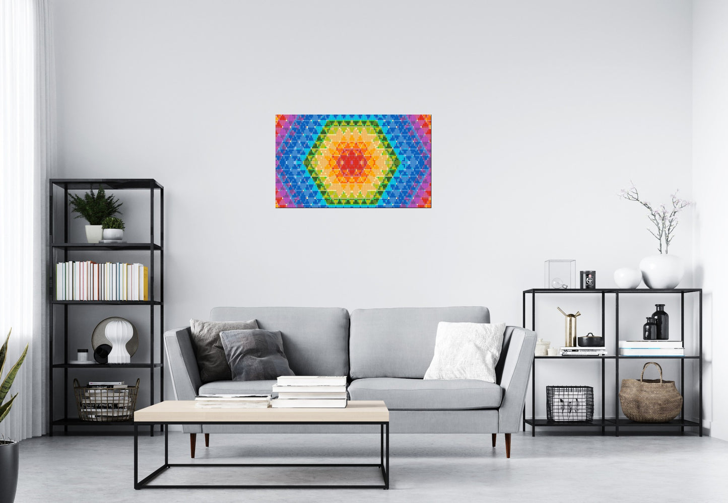 Abstract Pattern #8 - Brick Art Mosaic Kit 5x3 large