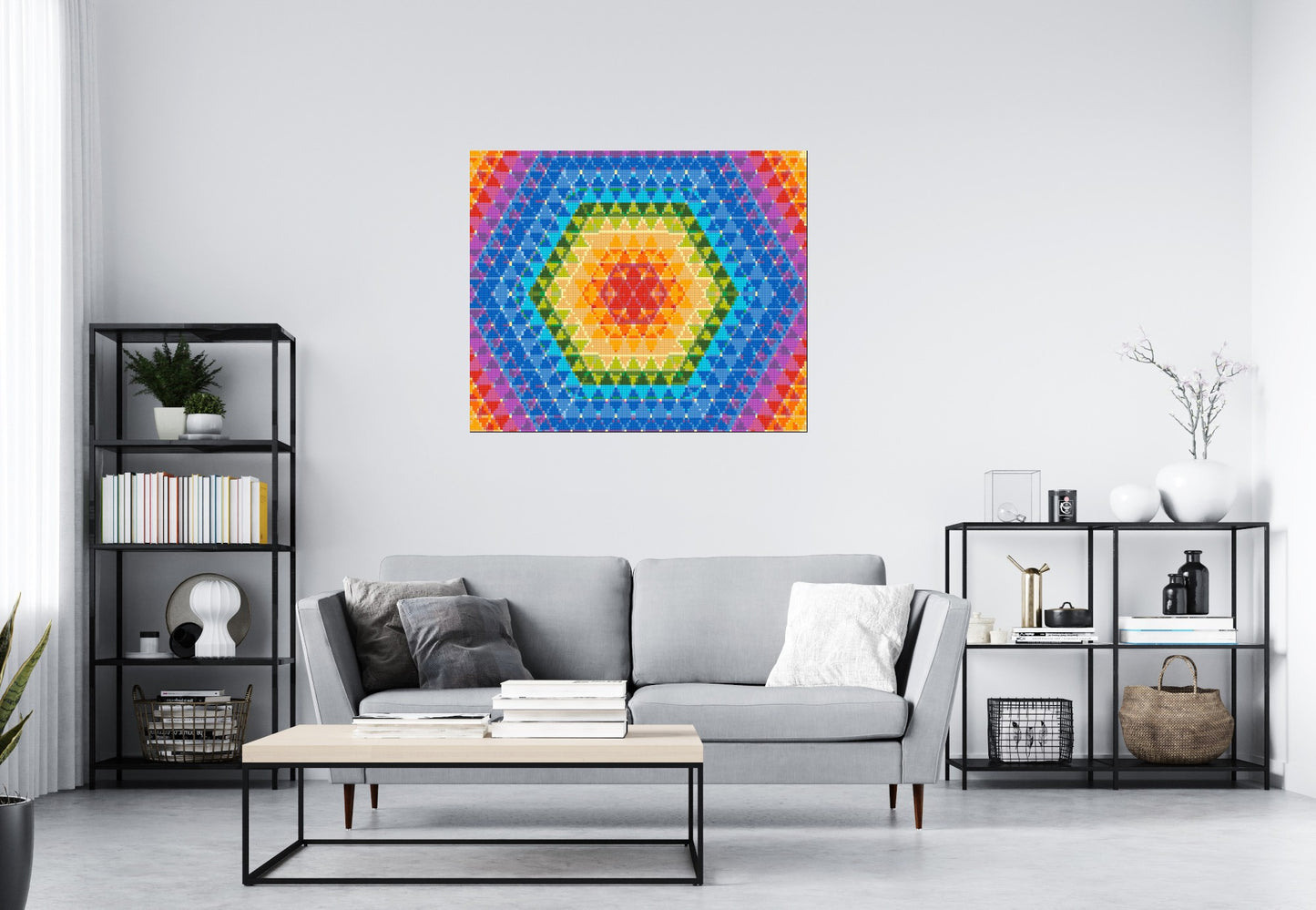 Abstract Pattern #8 - Brick Art Mosaic Kit 6x5 large