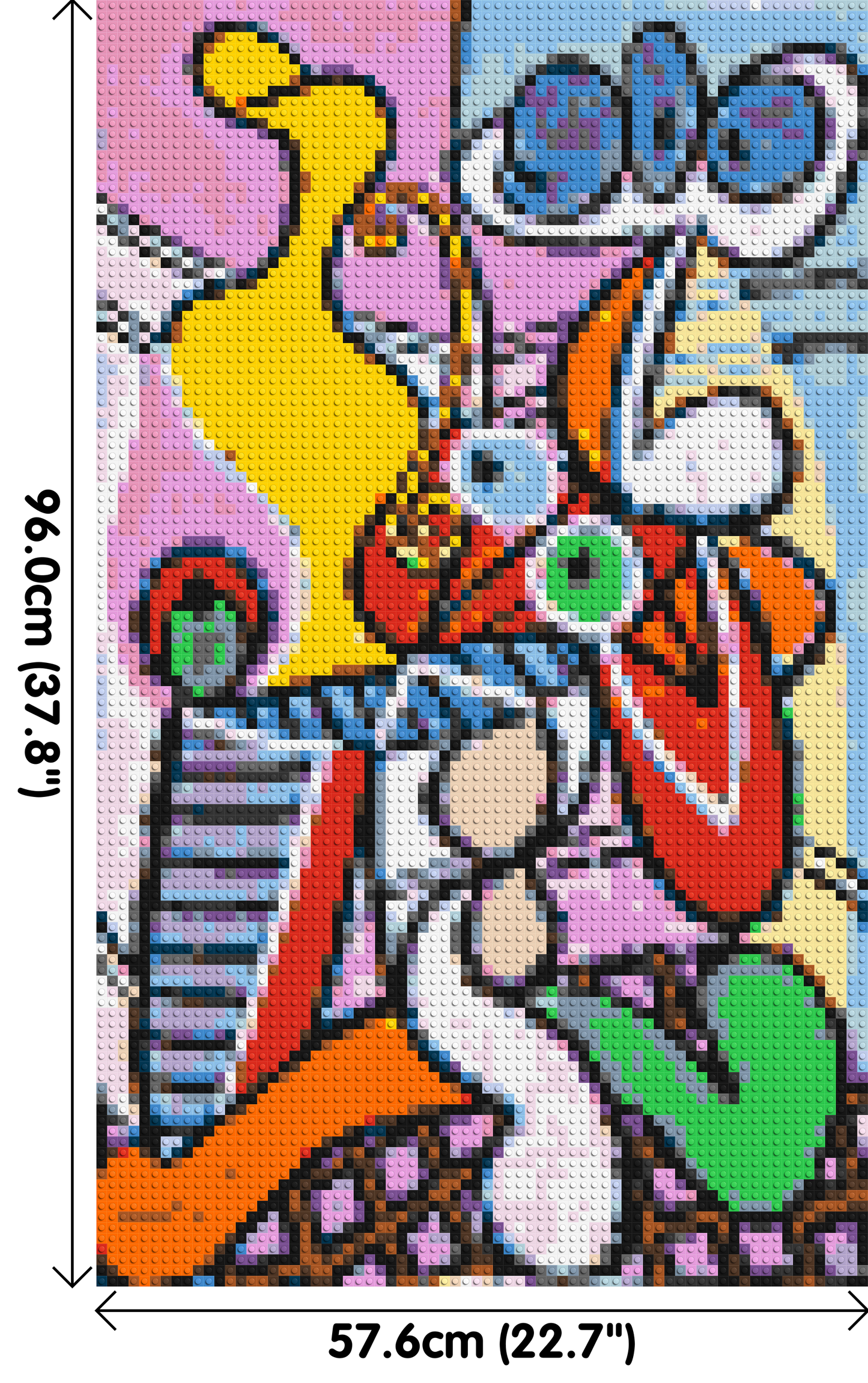 Great Still Life on a Pedestal by Pablo Picasso - Brick Art Mosaic Kit 3x5 large