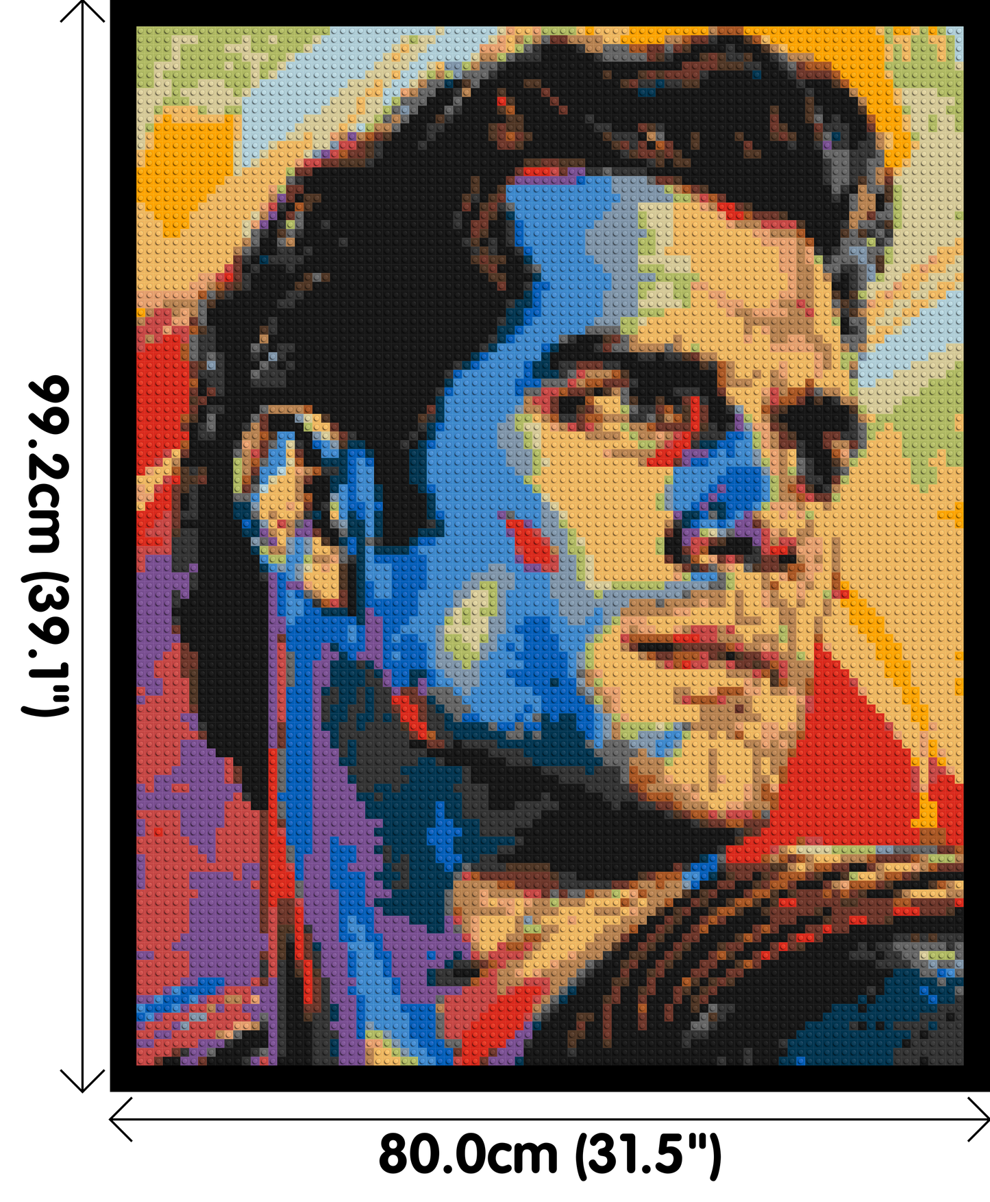 Henry Cavill - Brick Art Mosaic Kit 4x5 large