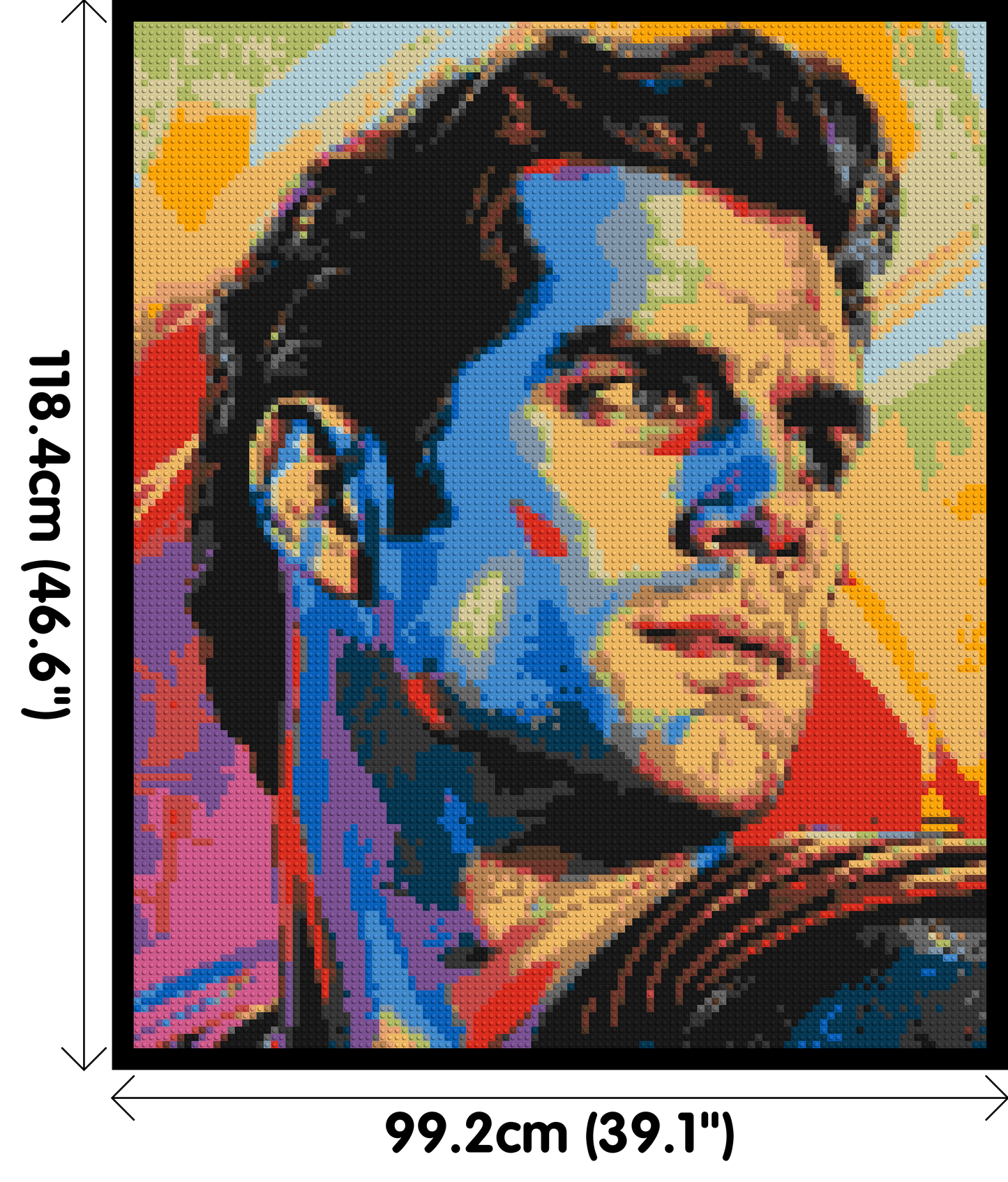 Henry Cavill - Brick Art Mosaic Kit 5x6 large