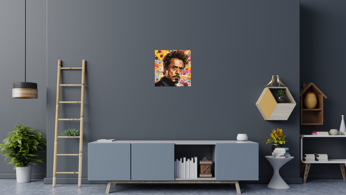 Robert Downey Jr. - Brick Art Mosaic Kit 3x3 large