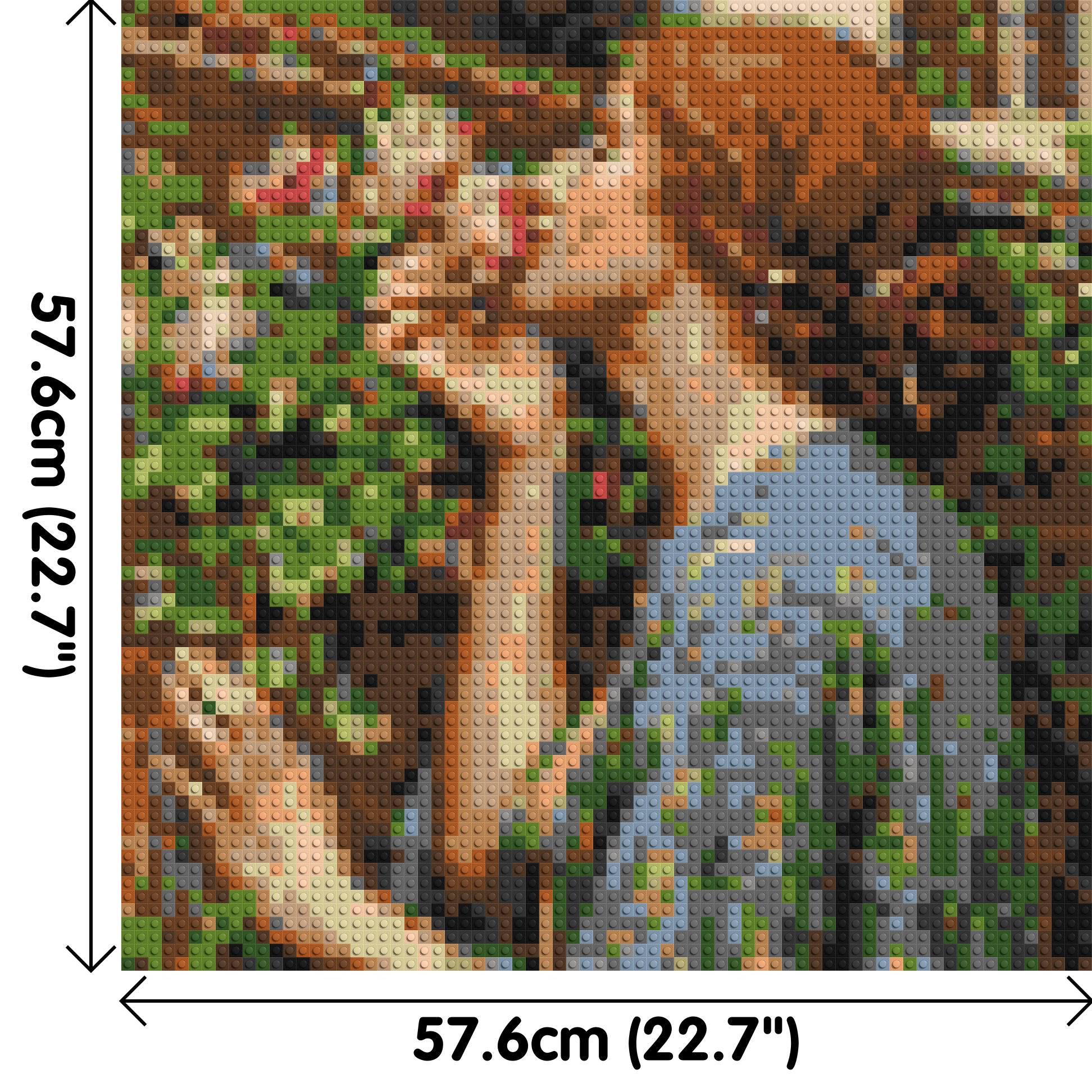 The Soul of The Rose by J. W. Waterhouse - Brick Art Mosaic Kit 3x3 dimensions