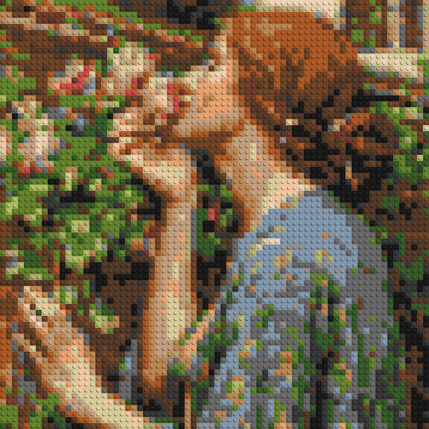 The Soul of The Rose by J. W. Waterhouse - Brick Art Mosaic Kit 3x3 large