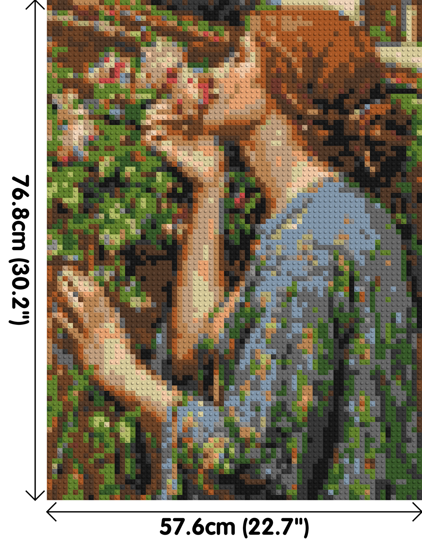 The Soul of The Rose by J. W. Waterhouse - Brick Art Mosaic Kit 3x4 large