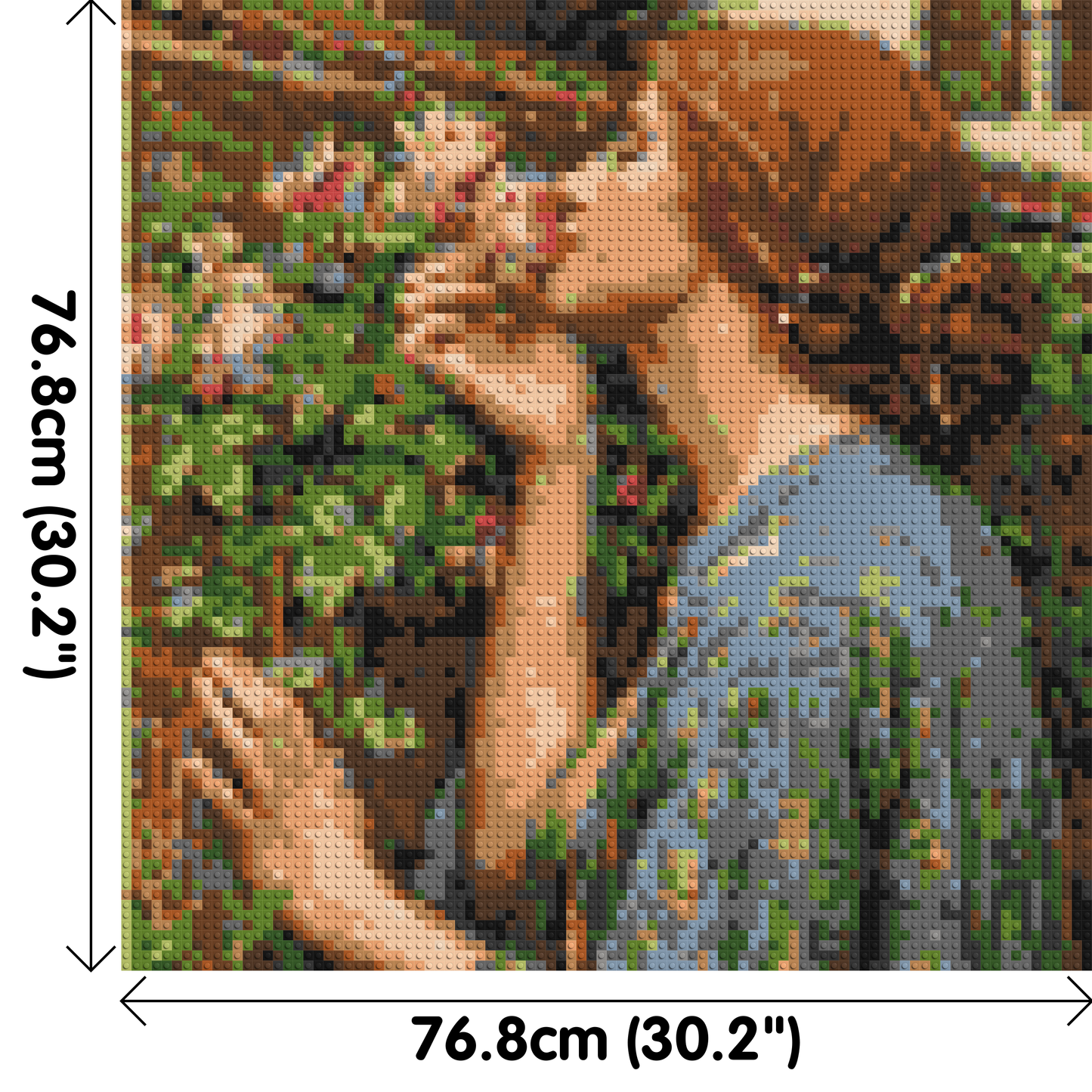 The Soul of The Rose by J. W. Waterhouse - Brick Art Mosaic Kit 4x4 large