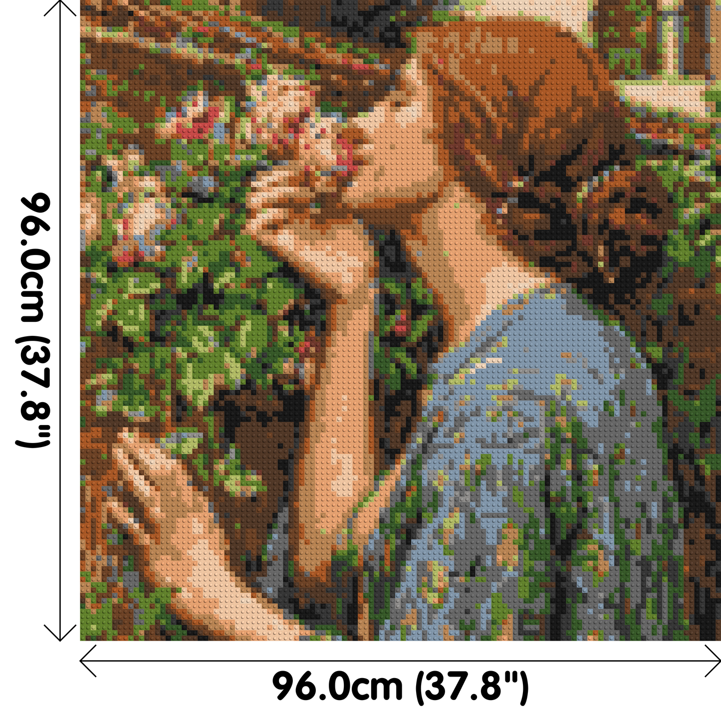 The Soul of The Rose by J. W. Waterhouse - Brick Art Mosaic Kit 5x5 large