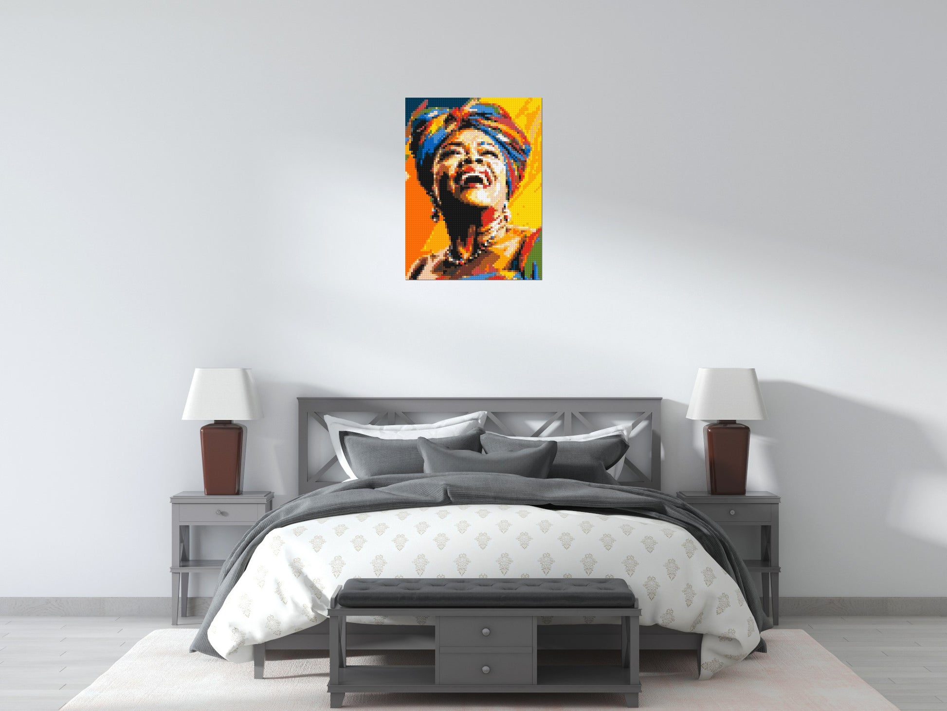 Maya Angelou - Brick Art Mosaic Kit 3x4 scene