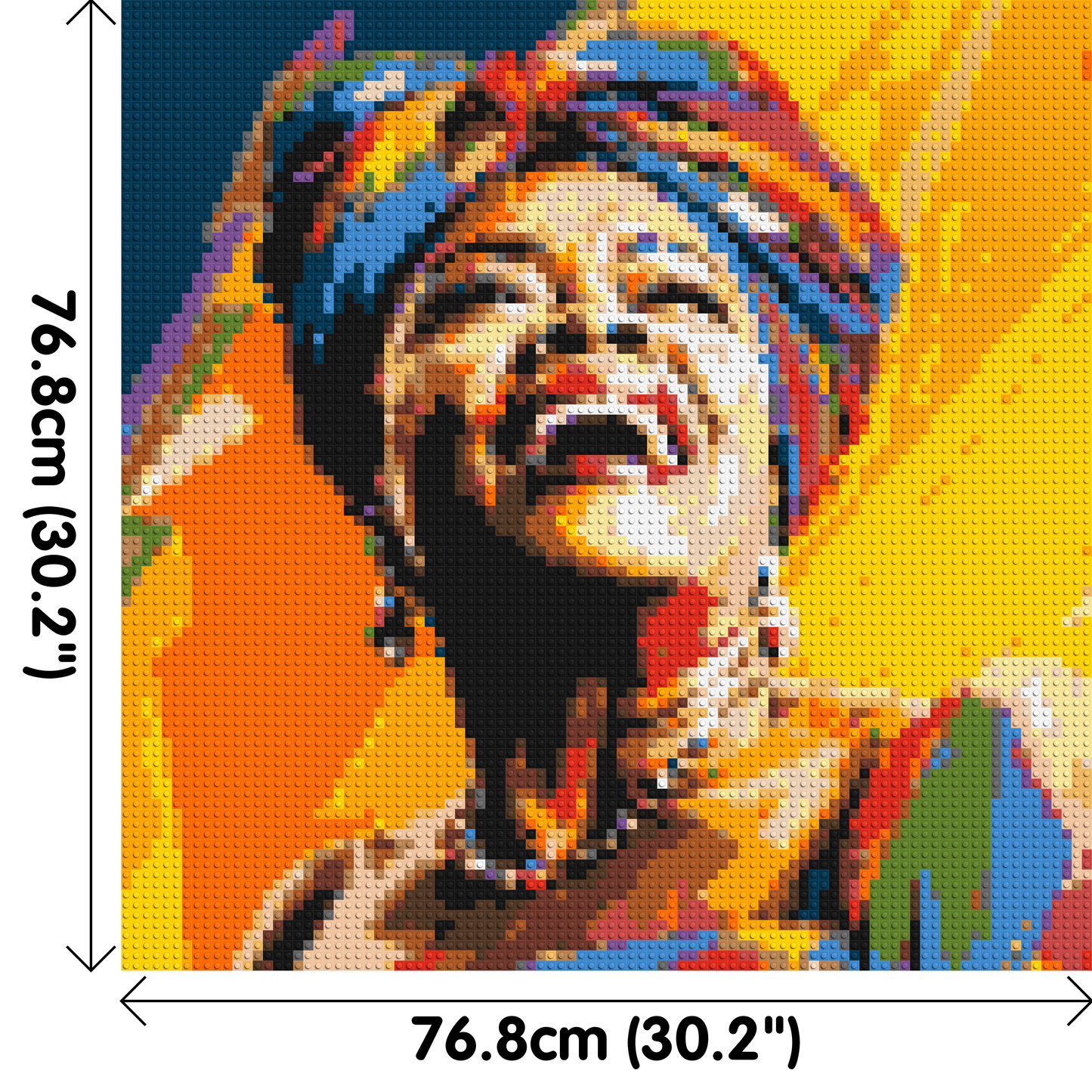 Maya Angelou - Brick Art Mosaic Kit 4x4 large