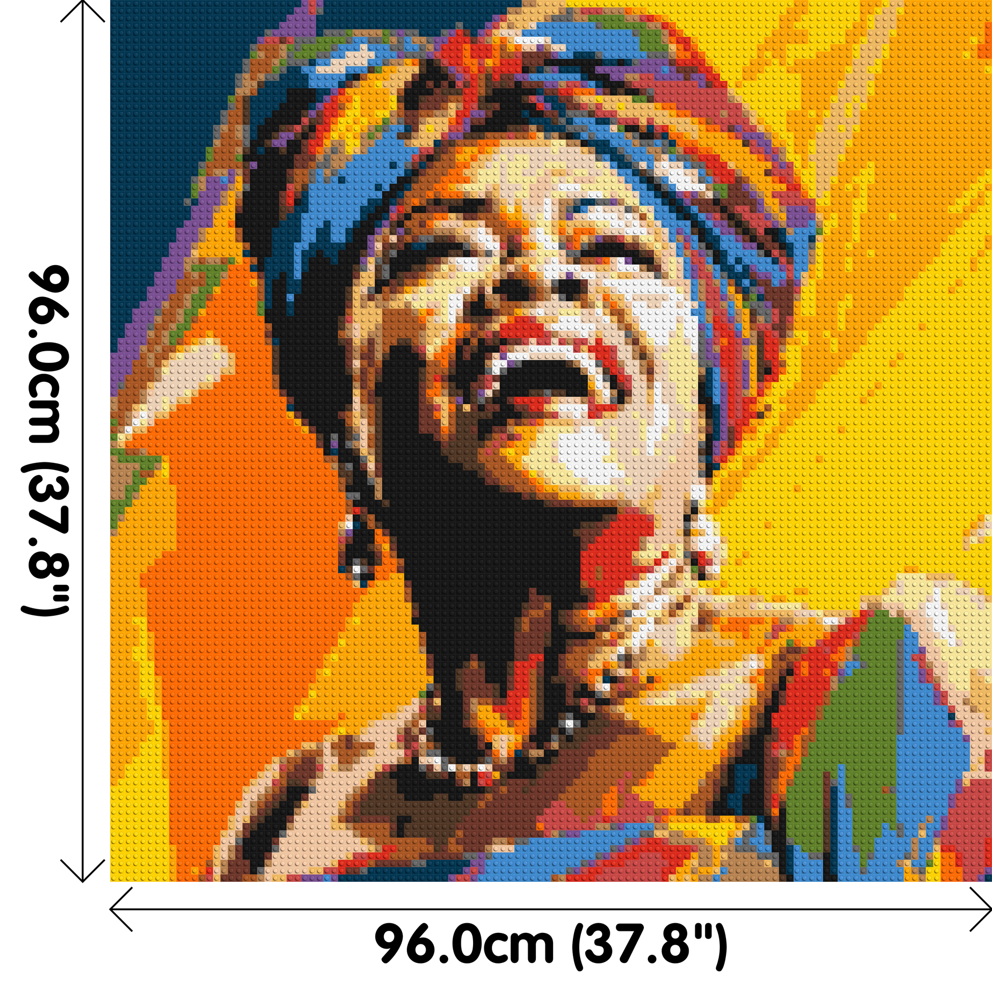 Maya Angelou - Brick Art Mosaic Kit 5x5 dimensions