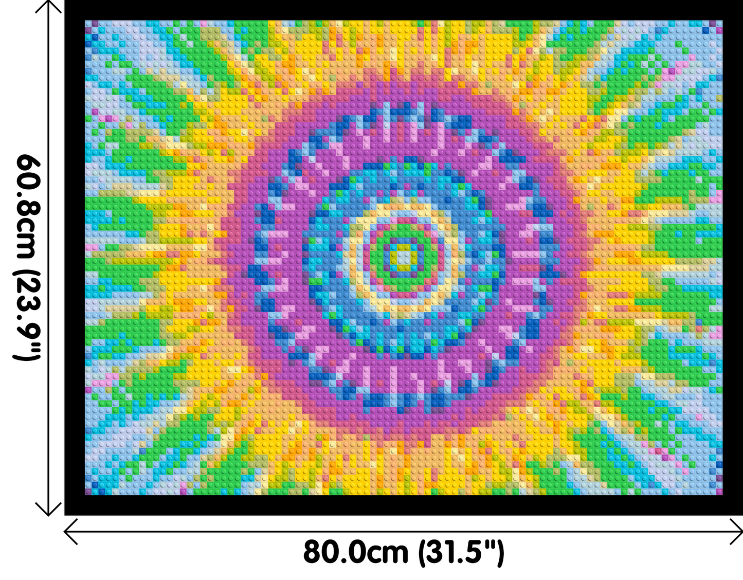 Abstract Pattern #4 - Brick Art Mosaic Kit 4x3 large