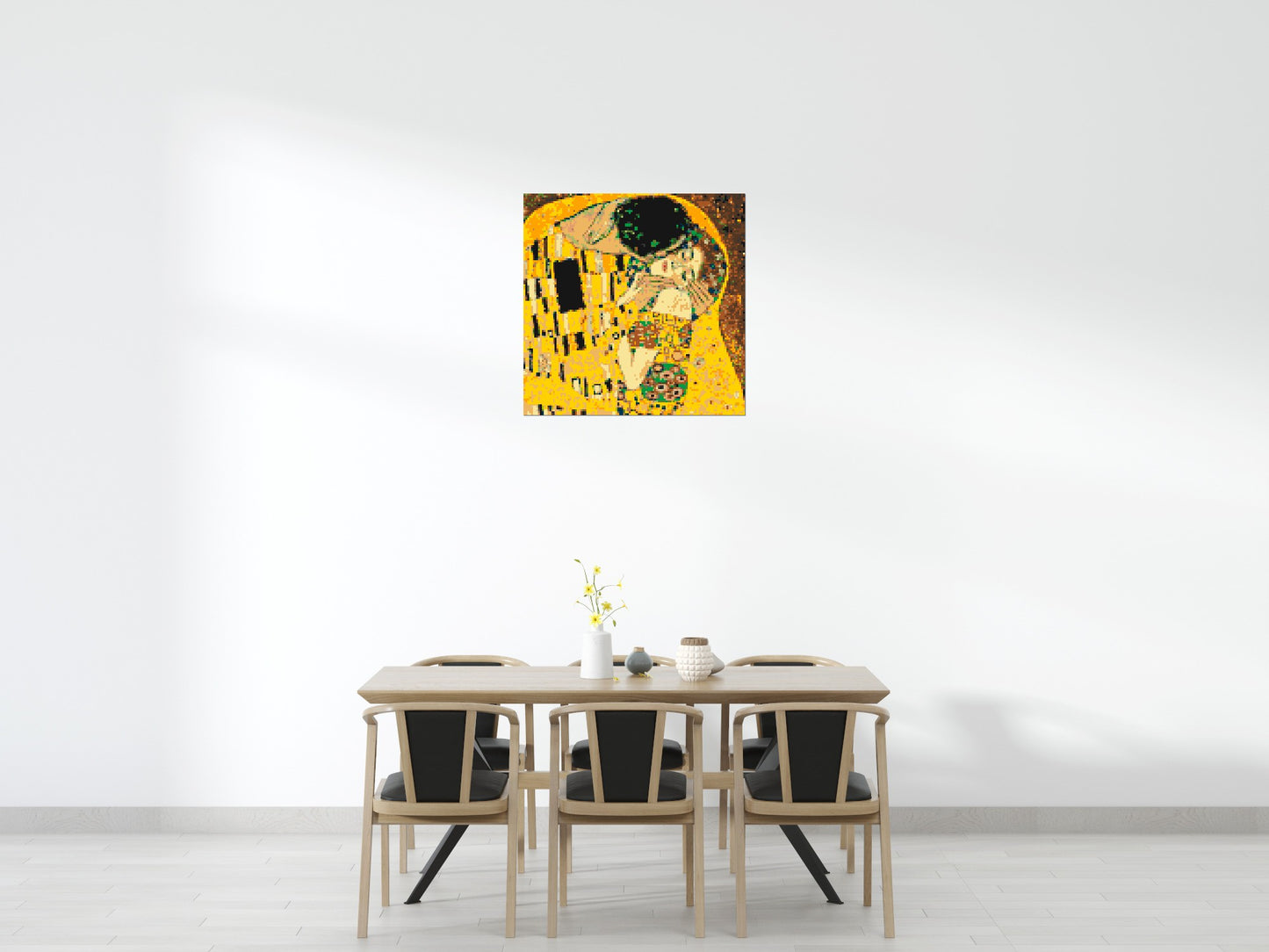 The Kiss by Gustav Klimt - Brick Art Mosaic Kit 5x5 large