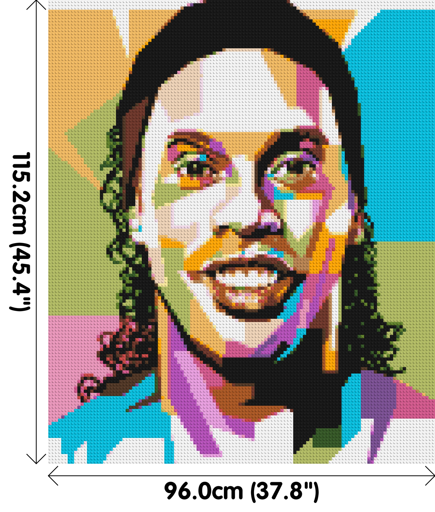 Ronaldinho Gaúcho - Brick Art Mosaic Kit 5x6 large